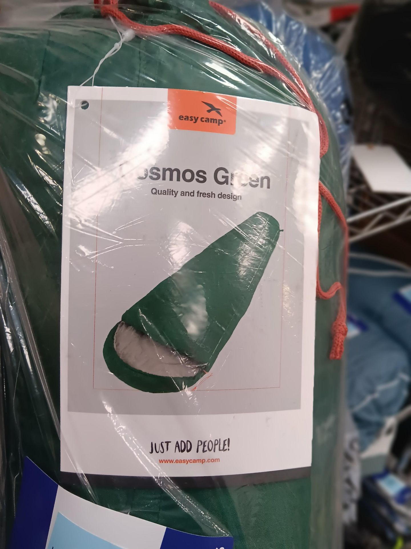 Easycamp Cosmos Green Sleeping Bag (Please note, Viewing Strongly Recommended - Eddisons have not - Image 2 of 2