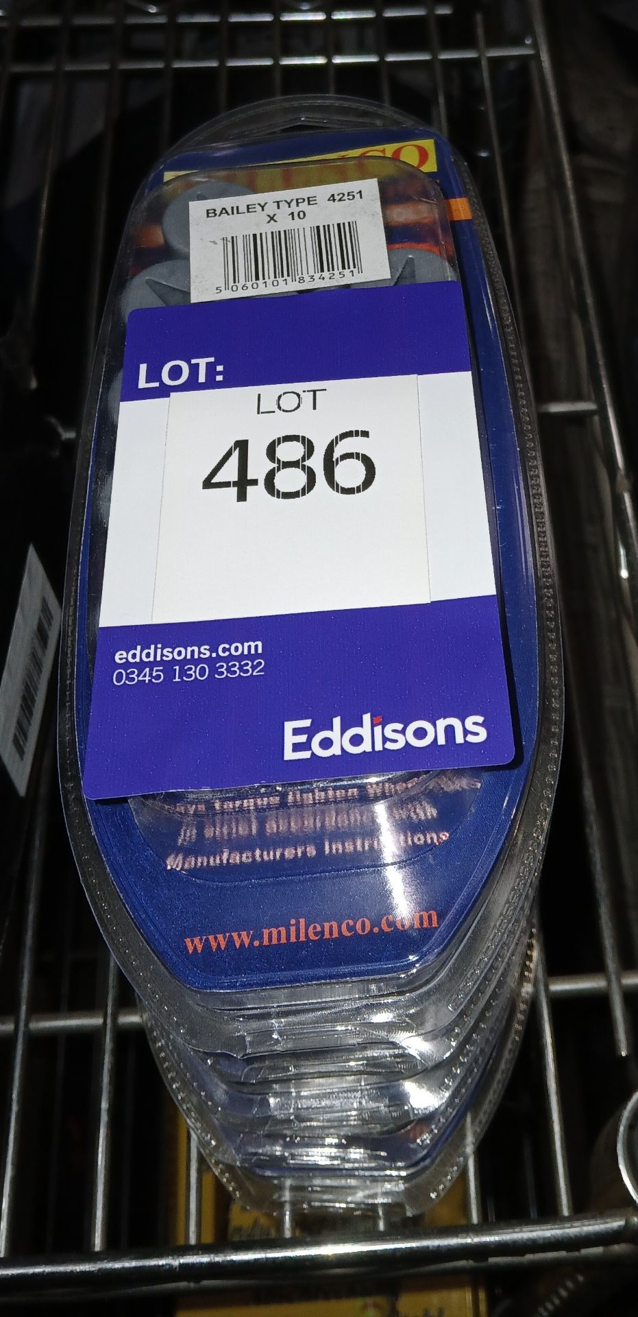 5 x Milenco Wheel Bolt Indicators (Please note, Viewing Strongly Recommended - Eddisons have not
