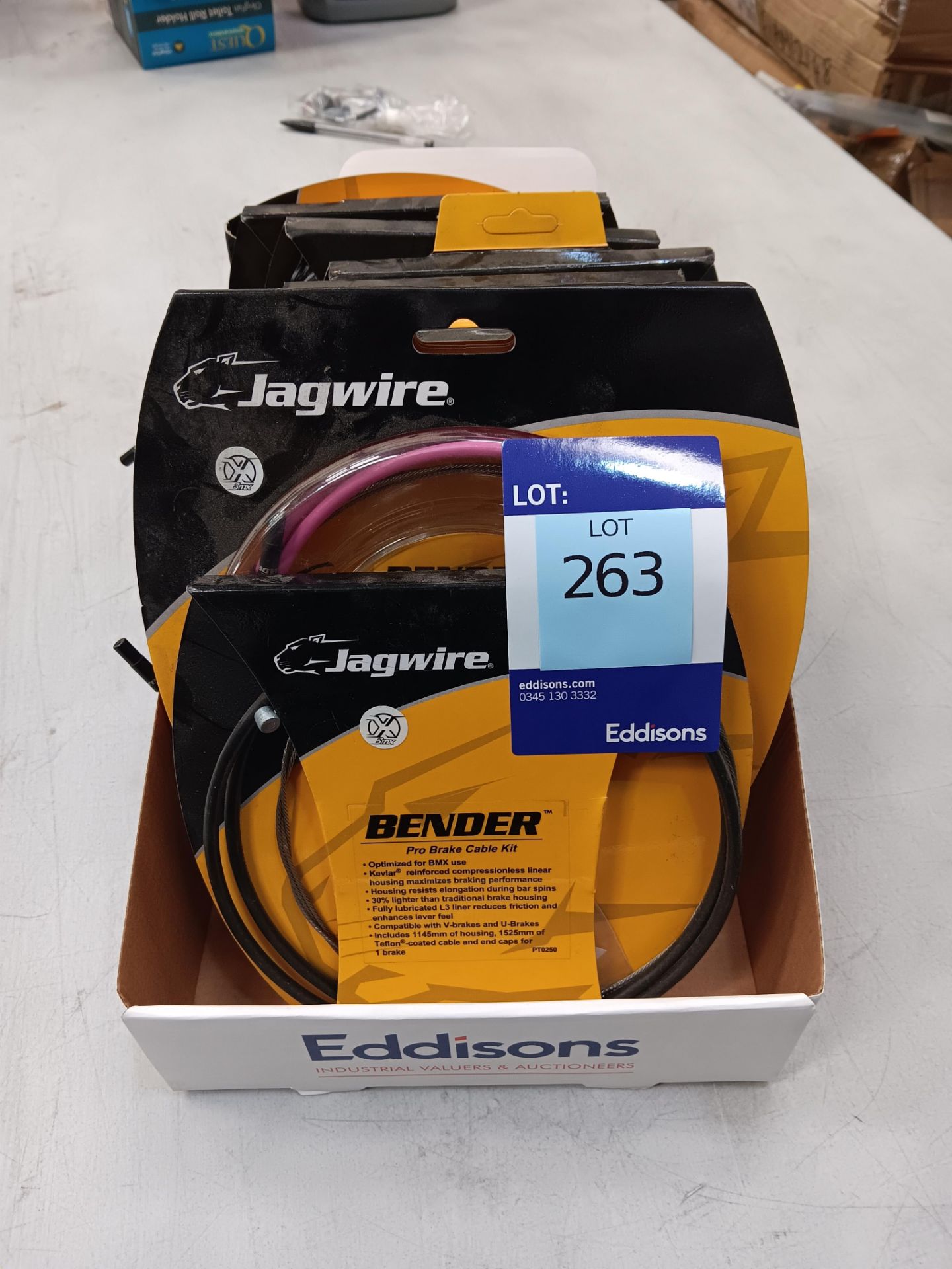 11 x Jagwire Bender Pro Brake Cable Kit (Please note, Viewing Strongly Recommended - Eddisons have