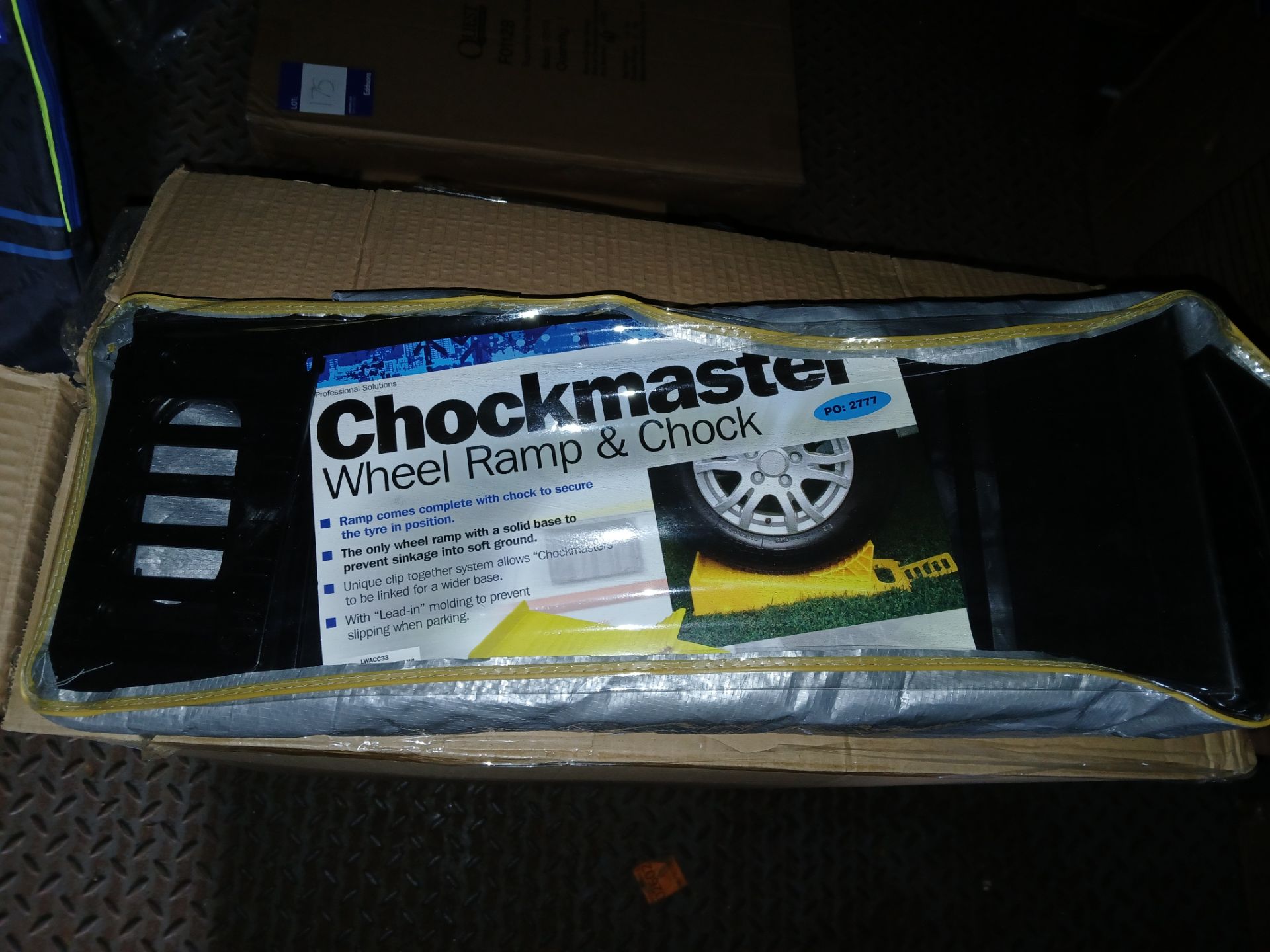6 x Sets of Chockmaster Wheel Ramp and Chock (Please note, Viewing Strongly Recommended - Eddisons - Image 2 of 2