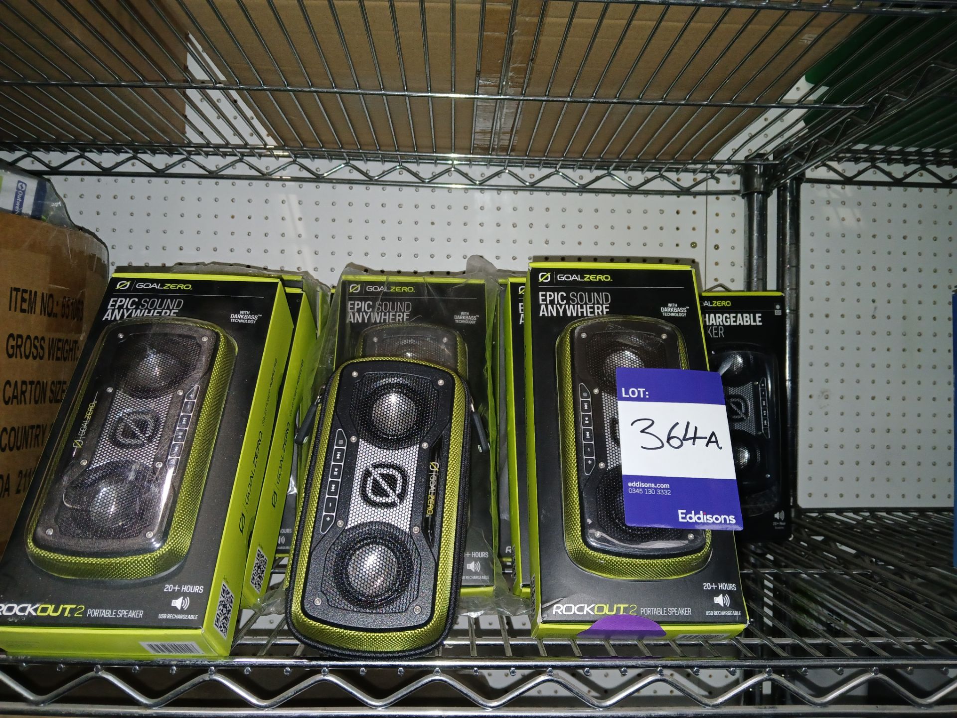 15 x Goal Zero Rockout 2 Portable Speakers, and 2 x Rechargeable Speakers (Please note, Viewing