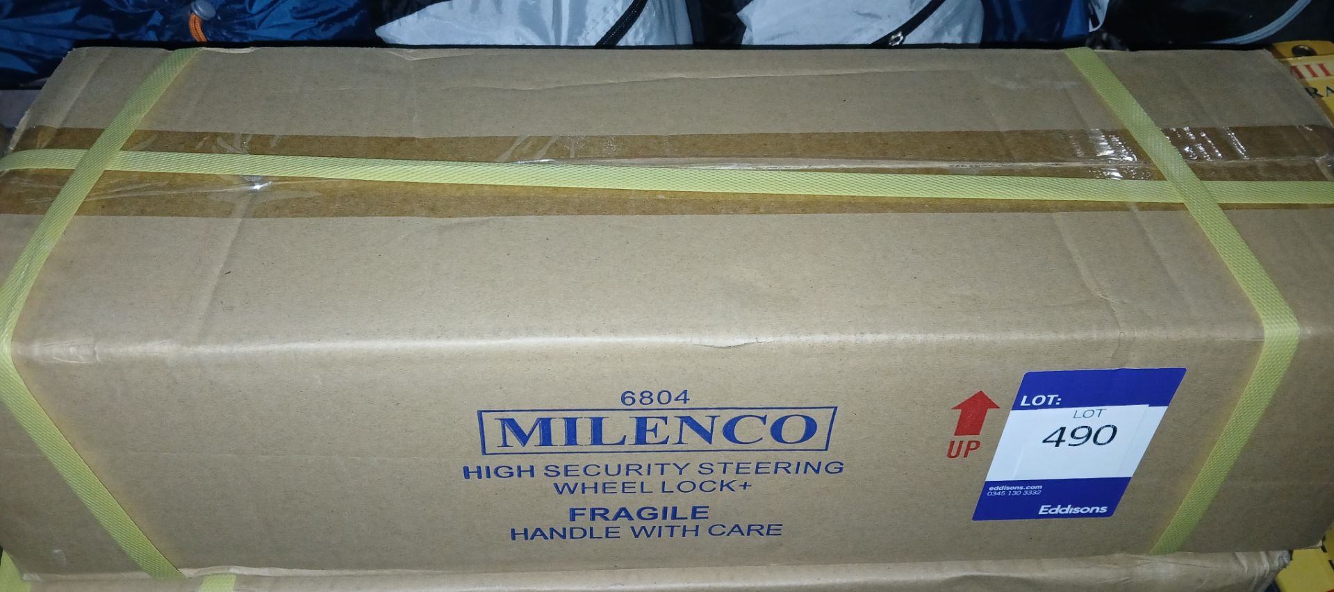 Milenco High Security Sterring Wheel Lock + (Please note, Viewing Strongly Recommended - Eddisons