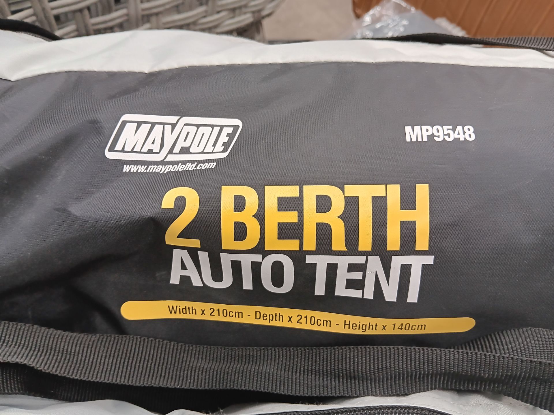 2 x Maypole 2 Berth Auto Tent (Please note, Viewing Strongly Recommended - Eddisons have not - Image 3 of 3