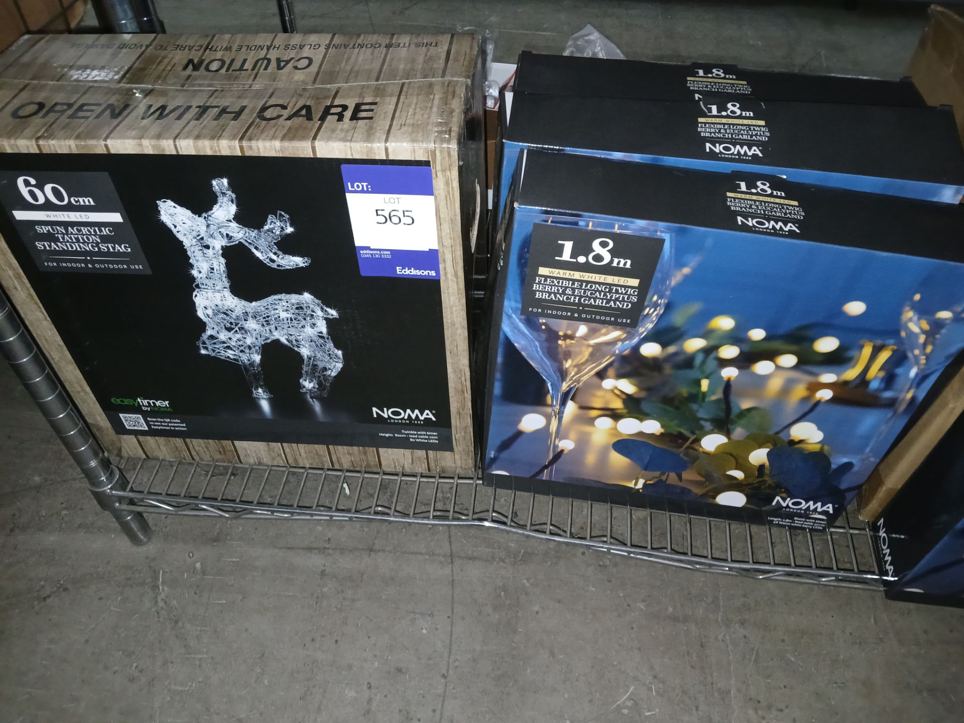 Assortment of Noma Decorative Lights, to include 60cm Stag, 7 x Boxes of 1.8m Flexible long twig - Image 2 of 2