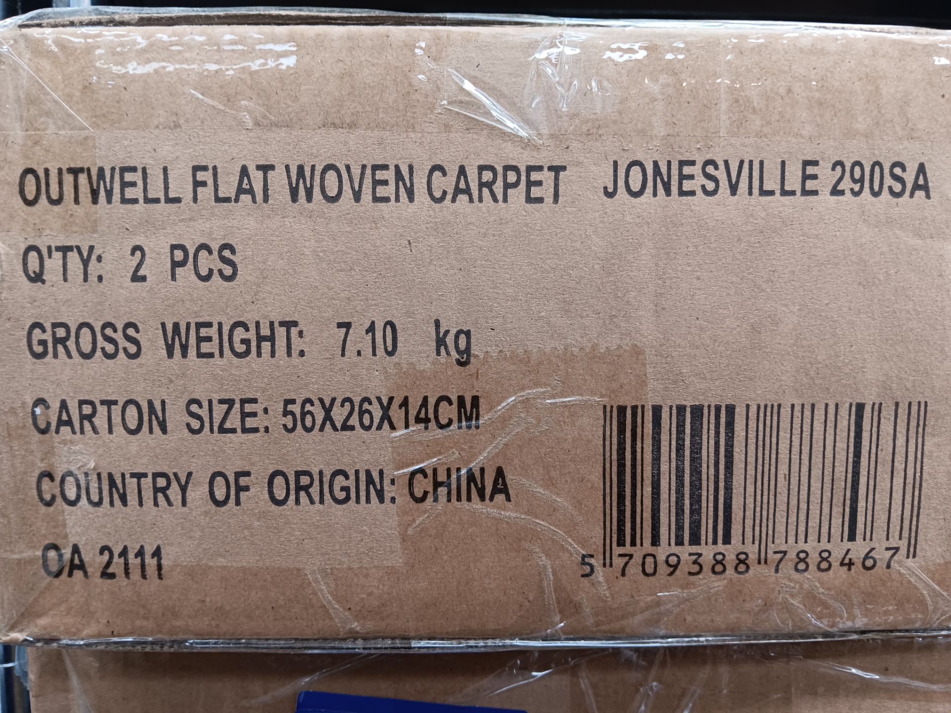 3 x Boxes of Assorted Outwell Flat Woven Carpets (Please note, Viewing Strongly Recommended - - Image 4 of 4
