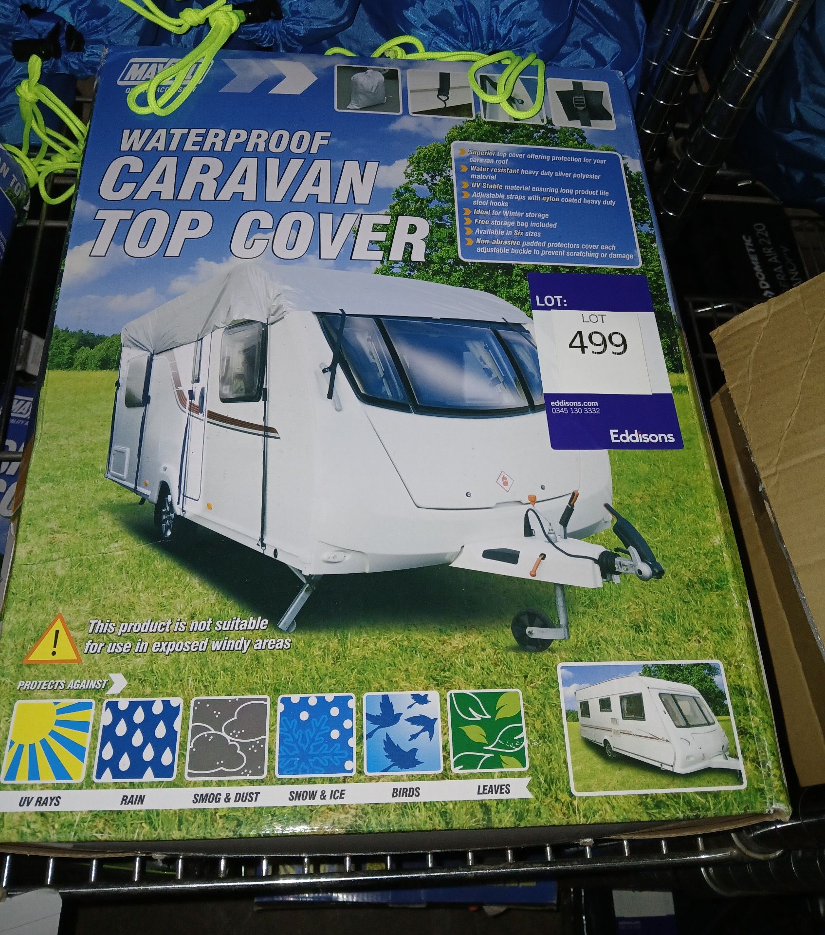 Maypole Waterproof Caravan Top Cover (Please note, Viewing Strongly Recommended - Eddisons have