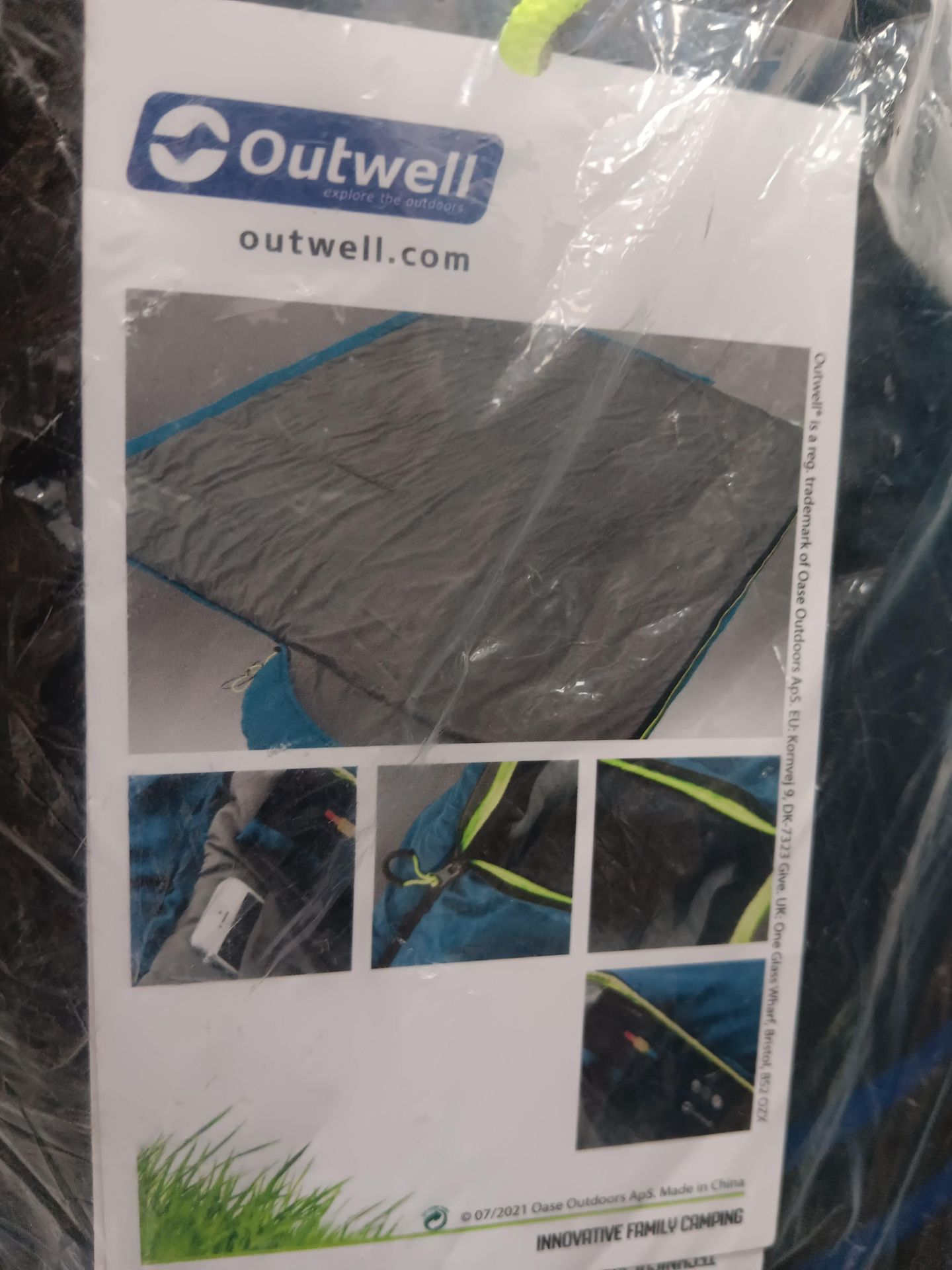 Outwell Campion Lux, Blue Sleeping Bag (Please note, Viewing Strongly Recommended - Eddisons have - Image 3 of 3