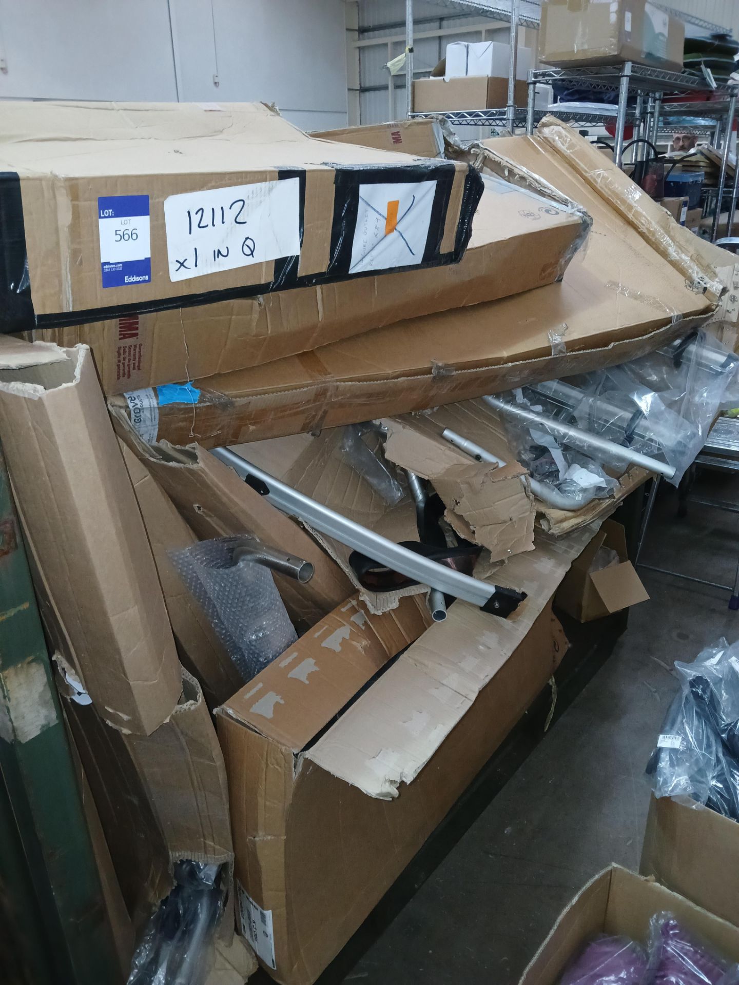 Assortment of return items to stillage, to include rails, racks, as lotted (Please note, Viewing - Image 4 of 4