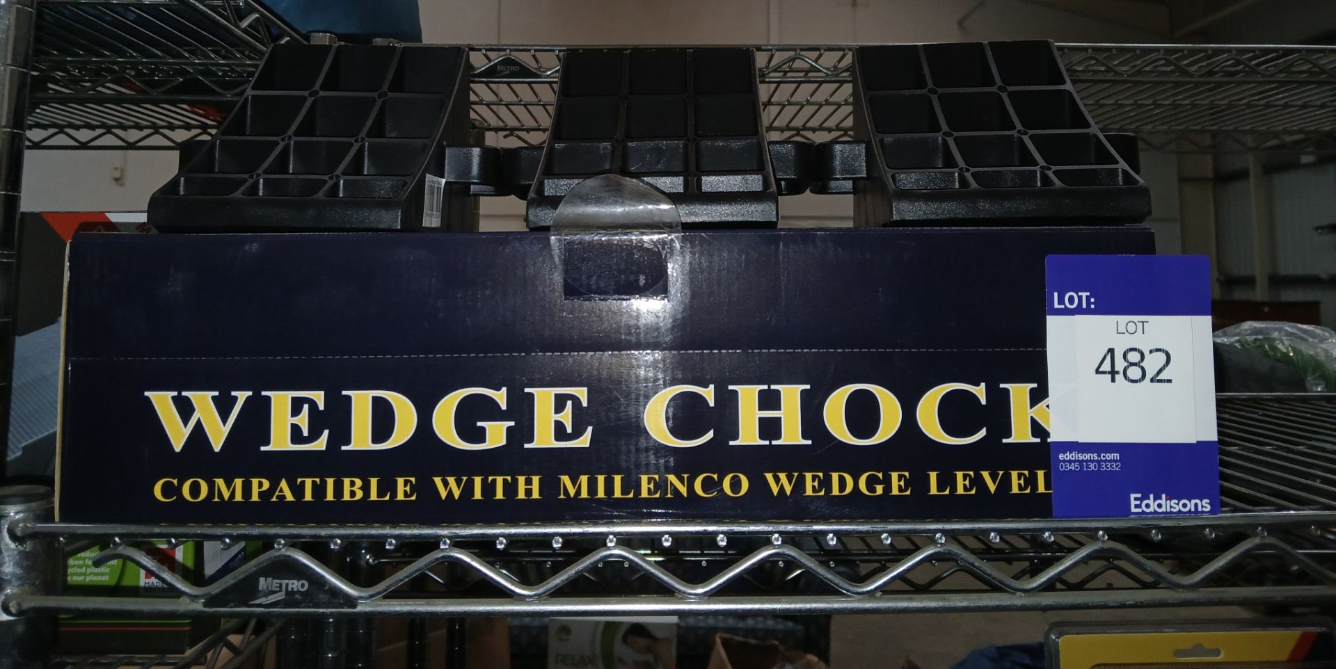 9 x Milenco Wedge Chocks (Please note, Viewing Strongly Recommended - Eddisons have not inspected