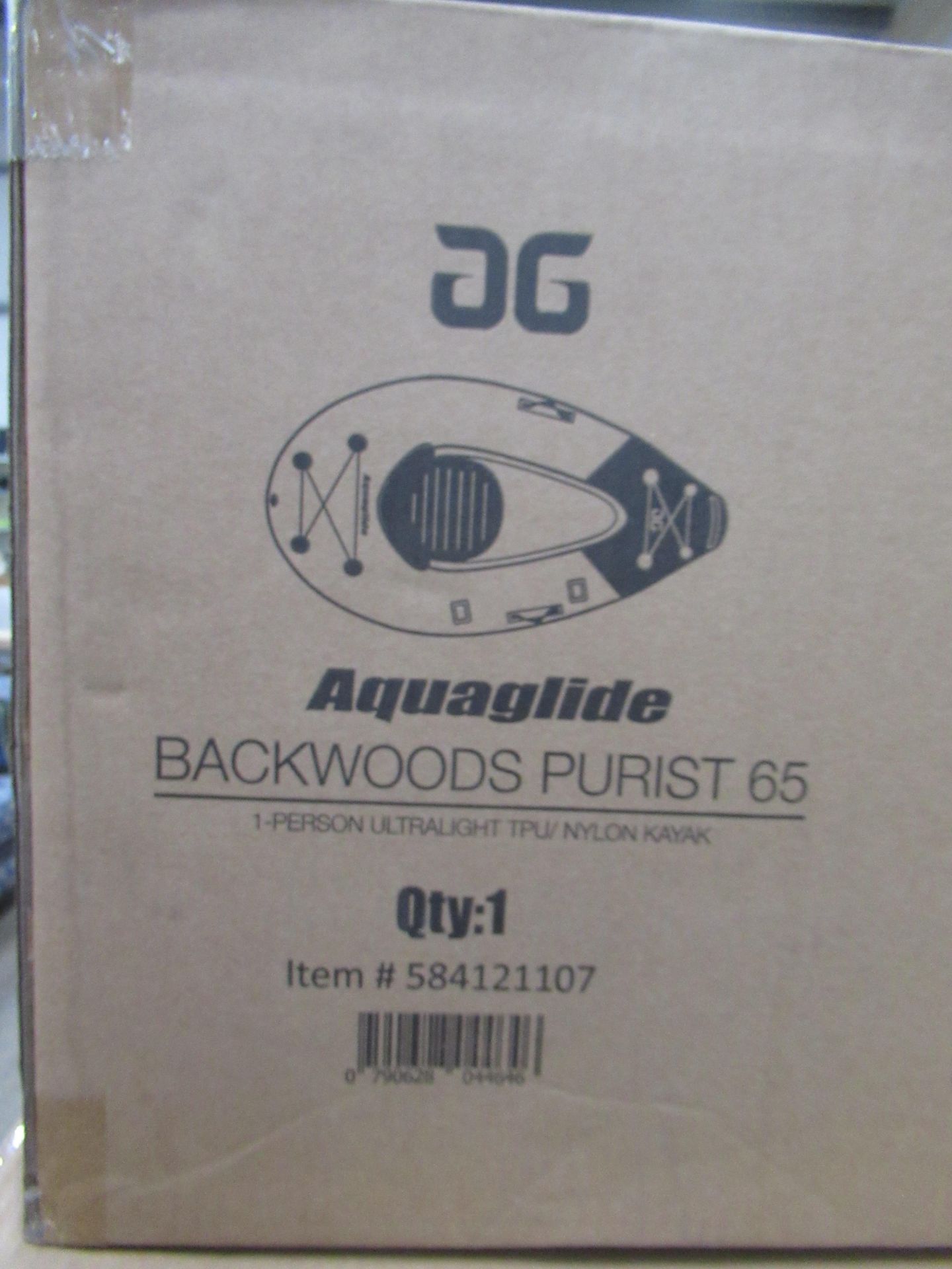 Aquaglide Backwoods Purist 65 Kayak (Kayak Only) (Please note, Viewing Strongly Recommended - - Image 2 of 2