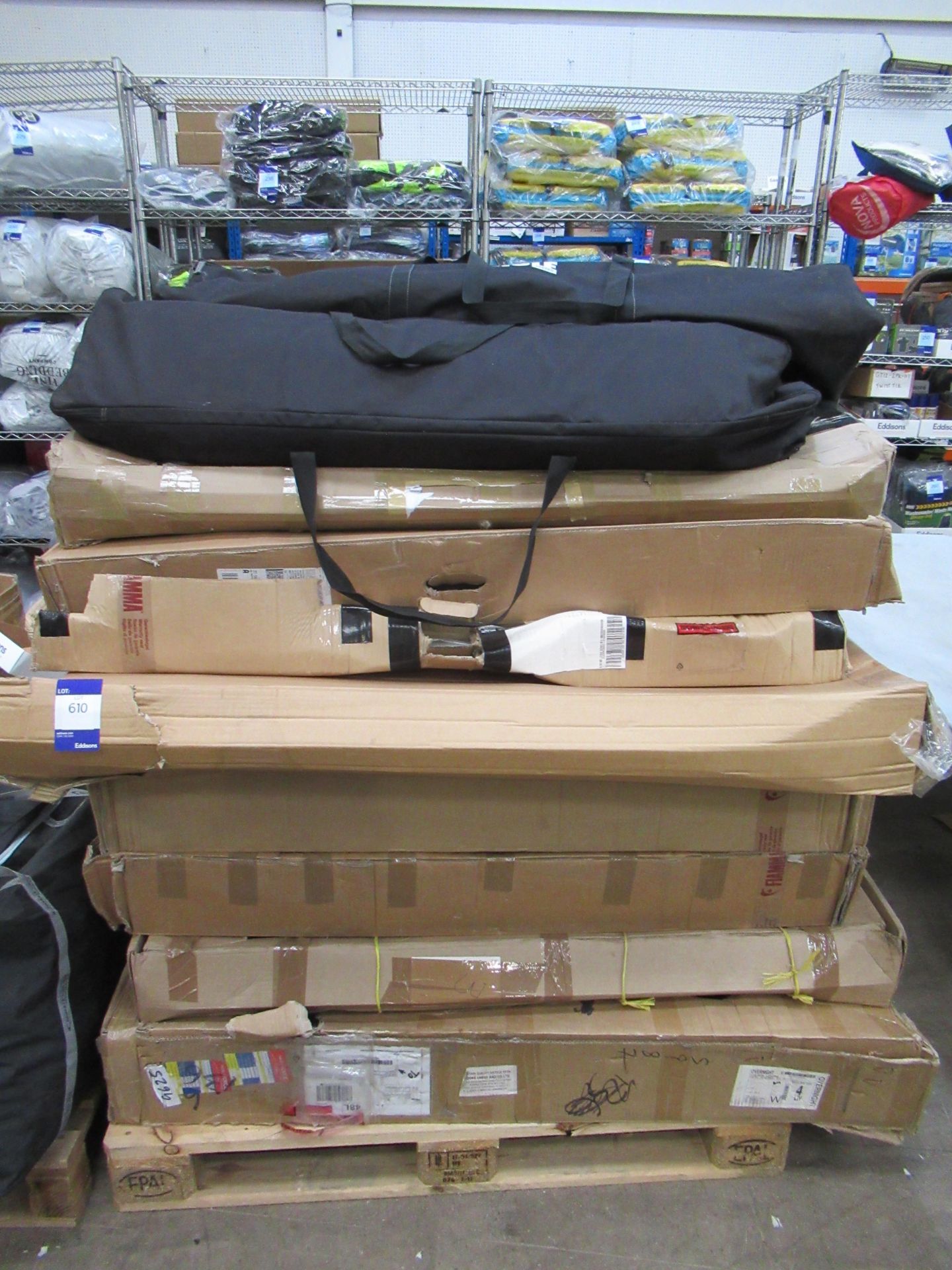 Assortment of rails / racks to pallet, as lotted (Please note, Viewing Strongly Recommended -