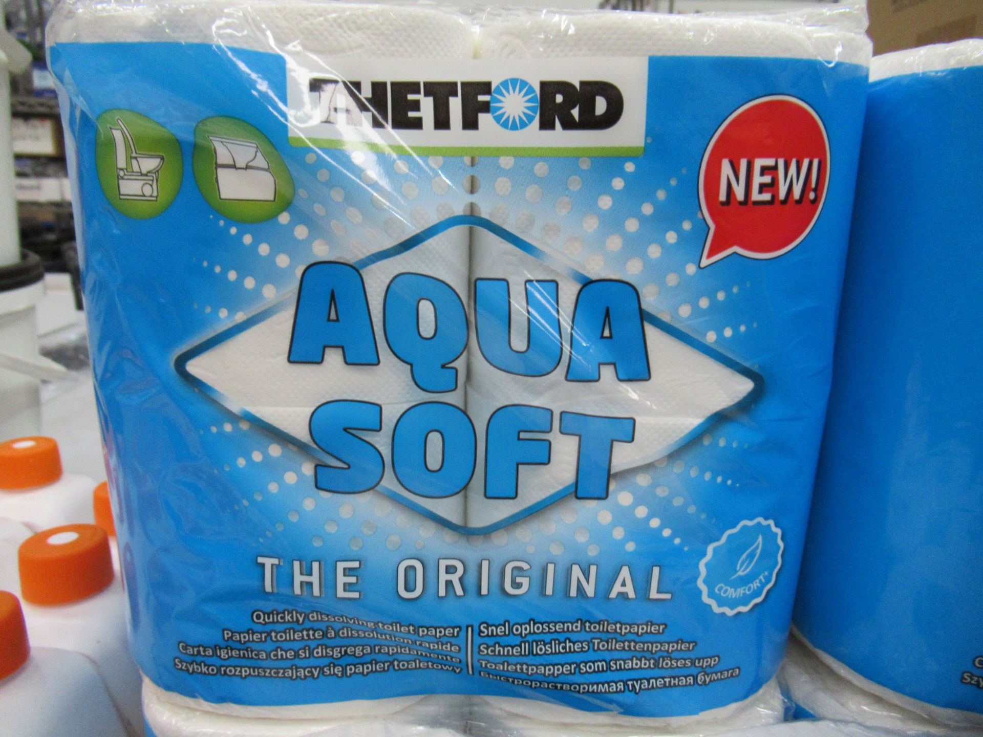 14 x 4 Packs of Dissolving Toilet Tissue (Please note, Viewing Strongly Recommended - Eddisons - Image 2 of 2