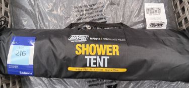 12 x Various Maypole Shower Tents (Please note, Viewing Strongly Recommended - Eddisons have not