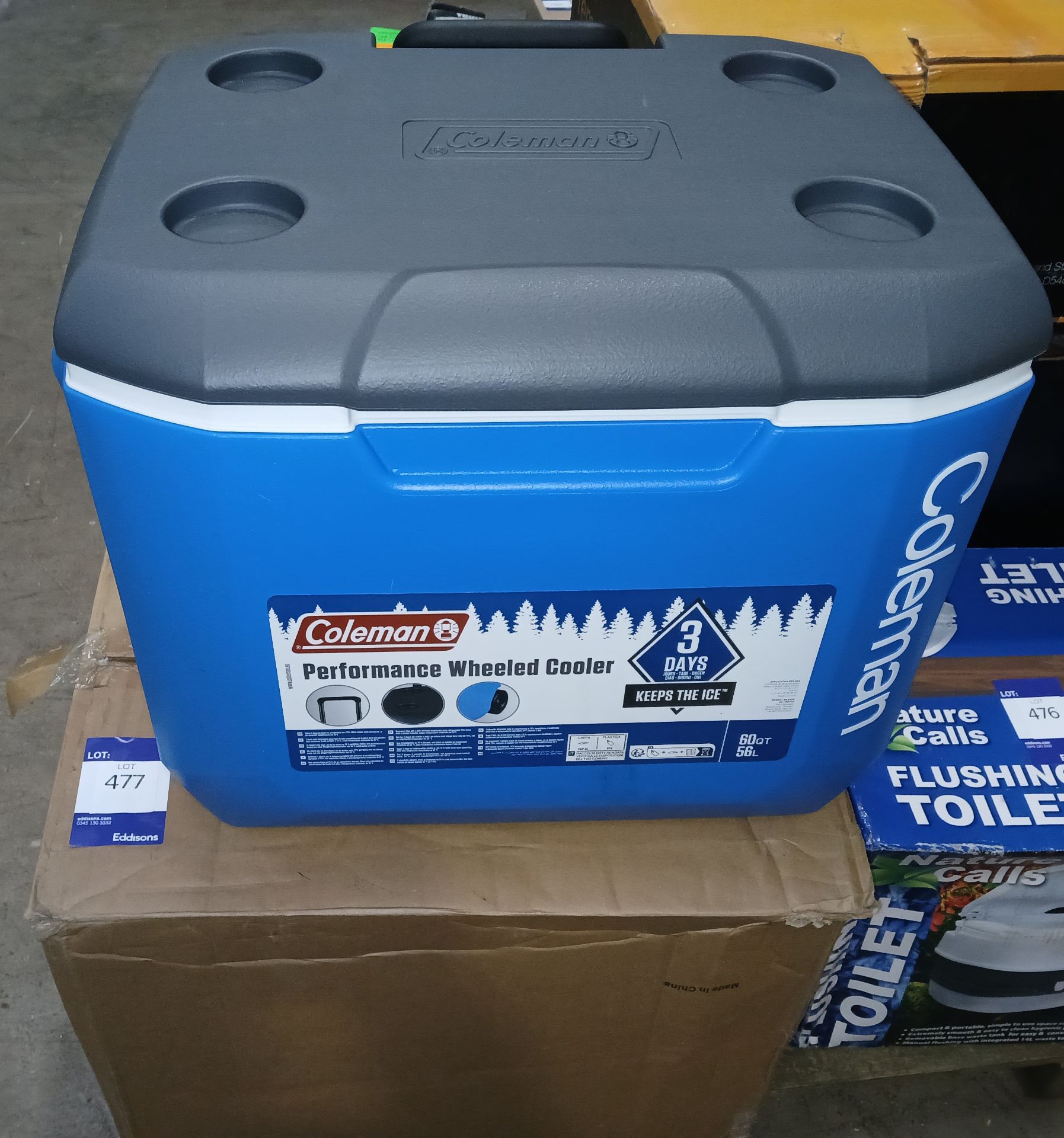 Coleman Performance Wheeled Cooler (Please note, Viewing Strongly Recommended - Eddisons have not