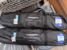 2 x Dometic Leggera Air 220 Canopy (Please note, Viewing Strongly Recommended - Eddisons have not