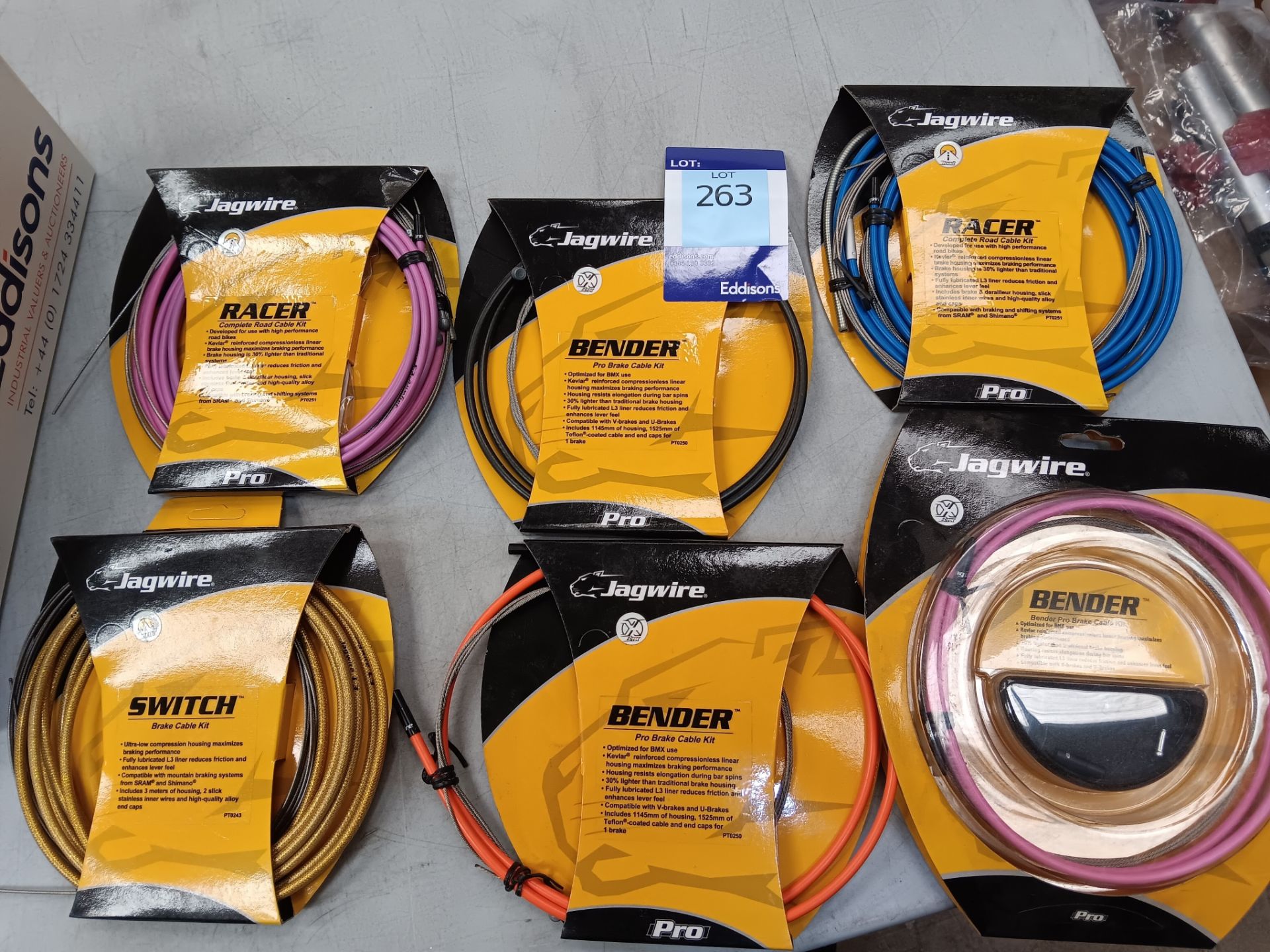 11 x Jagwire Bender Pro Brake Cable Kit (Please note, Viewing Strongly Recommended - Eddisons have - Bild 2 aus 3