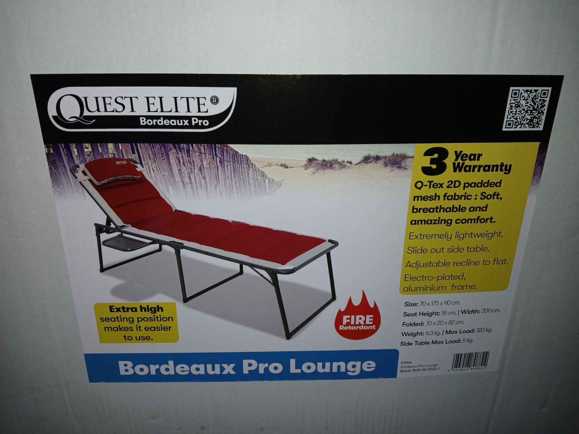 2 x Quest Elite Bordeaux Pro Lounge Chair (Please note, Viewing Strongly Recommended - Eddisons have - Image 2 of 2