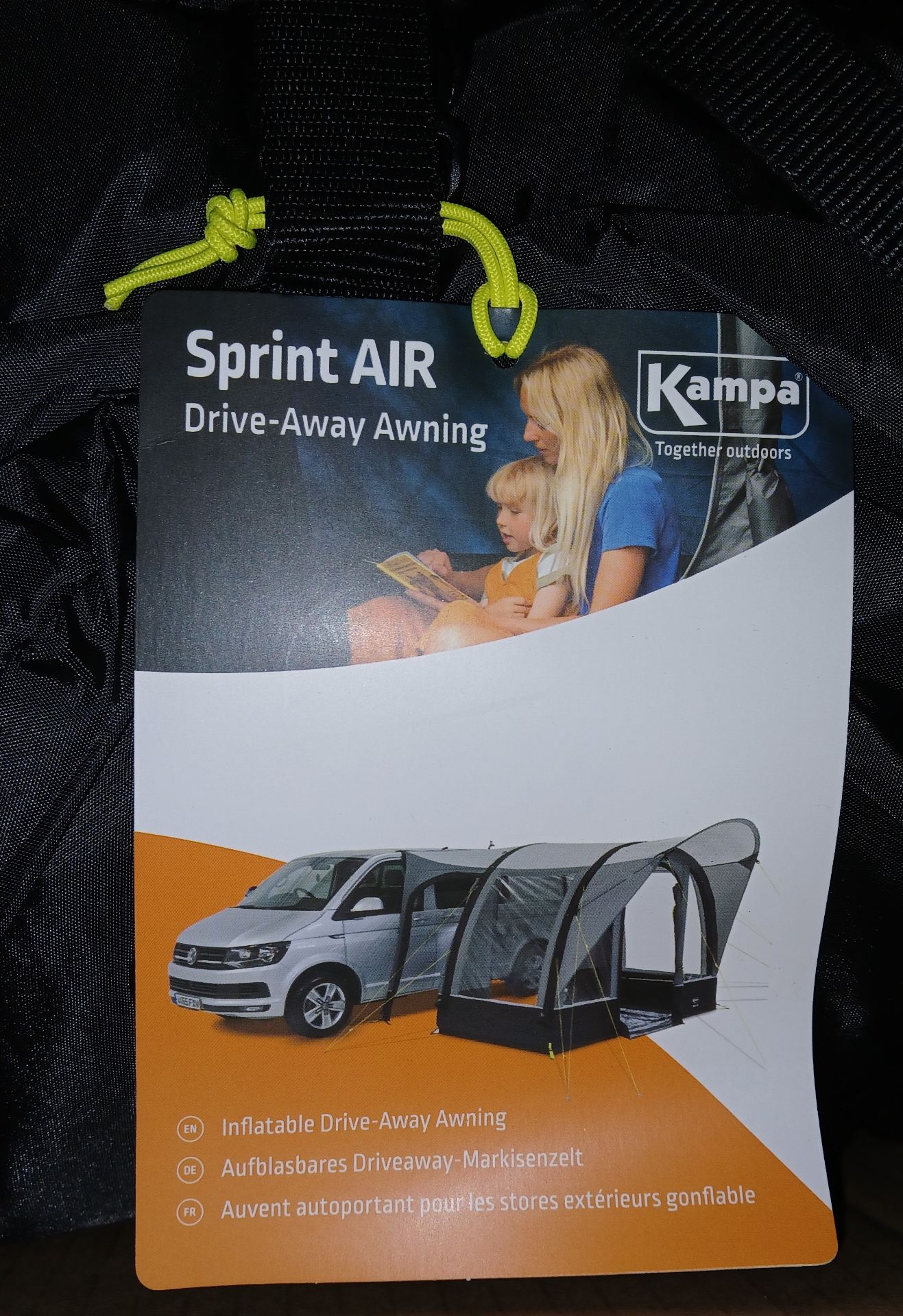Kampa Sprint Air Drive Away Awning (Please note, Viewing Strongly Recommended - Eddisons have not - Image 3 of 4