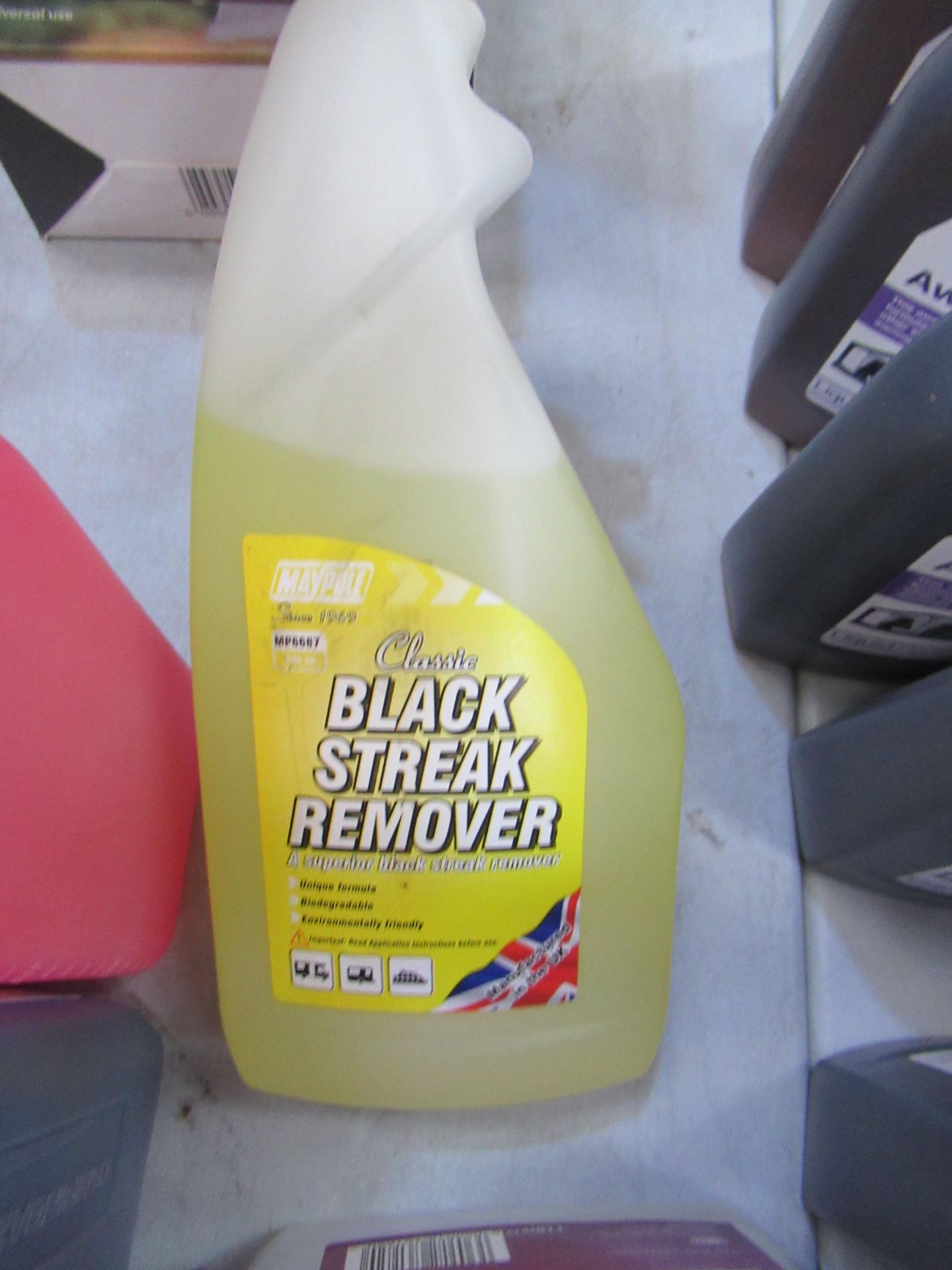 2 x Bottles of Fenwick Awning Cleaner, and 1 x Black Streak Remover (Please note, Viewing Strongly - Image 3 of 3