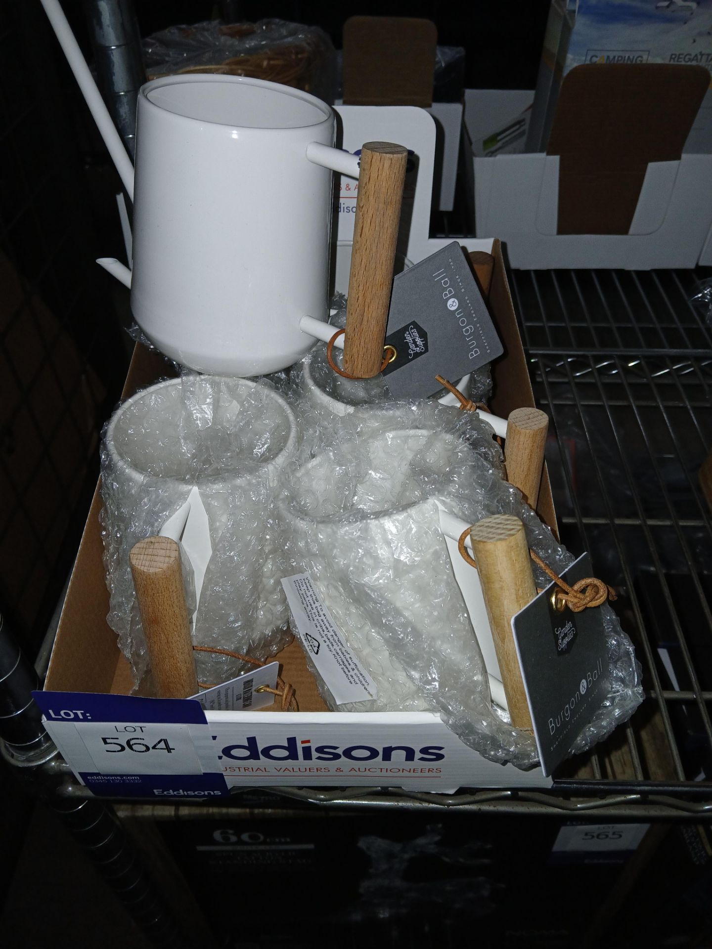 5 x Burgon and Ball Indoor Watering Cans (Please note, Viewing Strongly Recommended - Eddisons