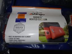2 x Vango Radiate Heated Cushions (Please note, Viewing Strongly Recommended - Eddisons have not