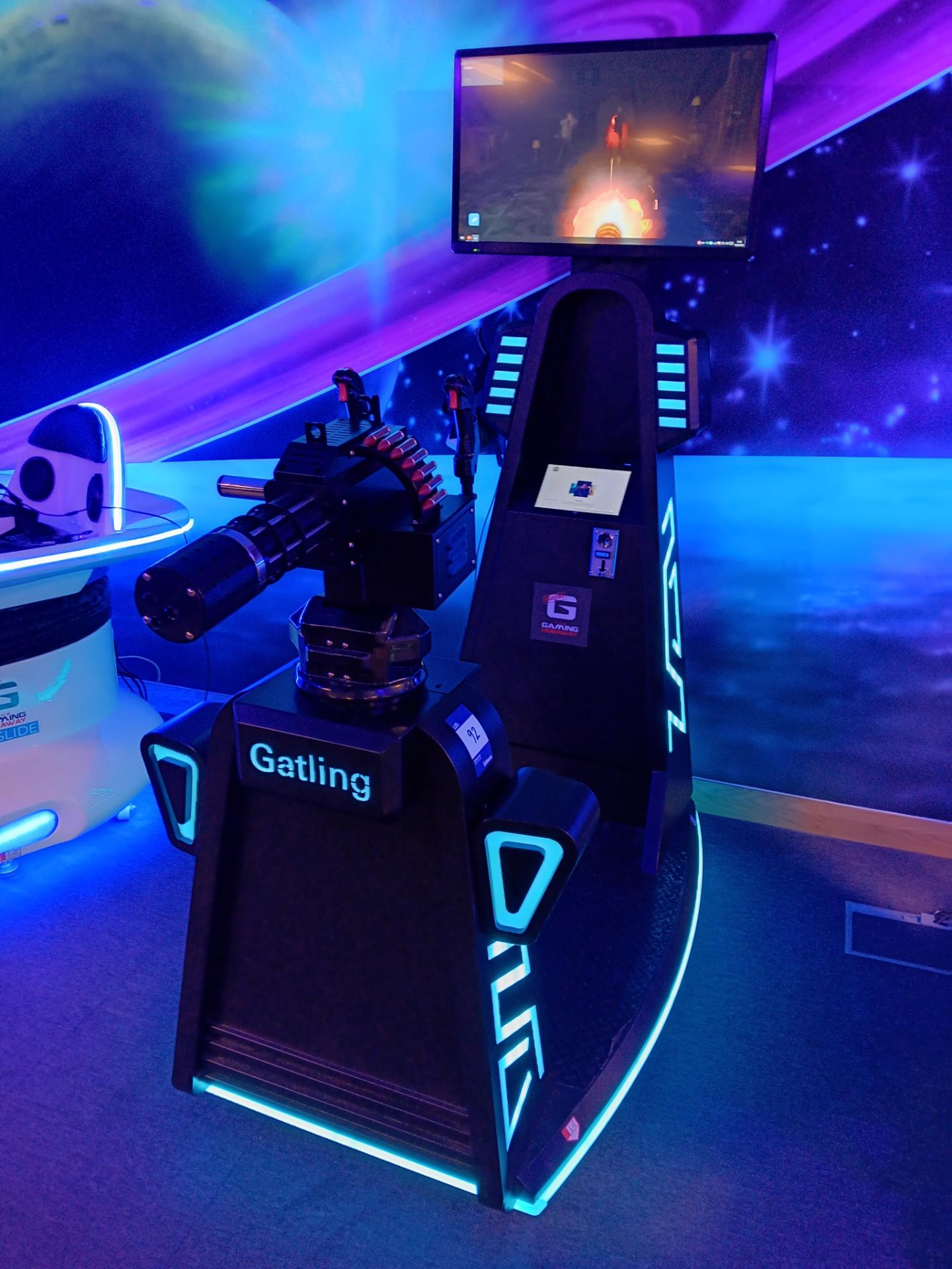 Movie Power VR Gatling Gun Shooting Simulator – Cost New £9,000 - Buyer to Disconnect & remove - Image 2 of 6