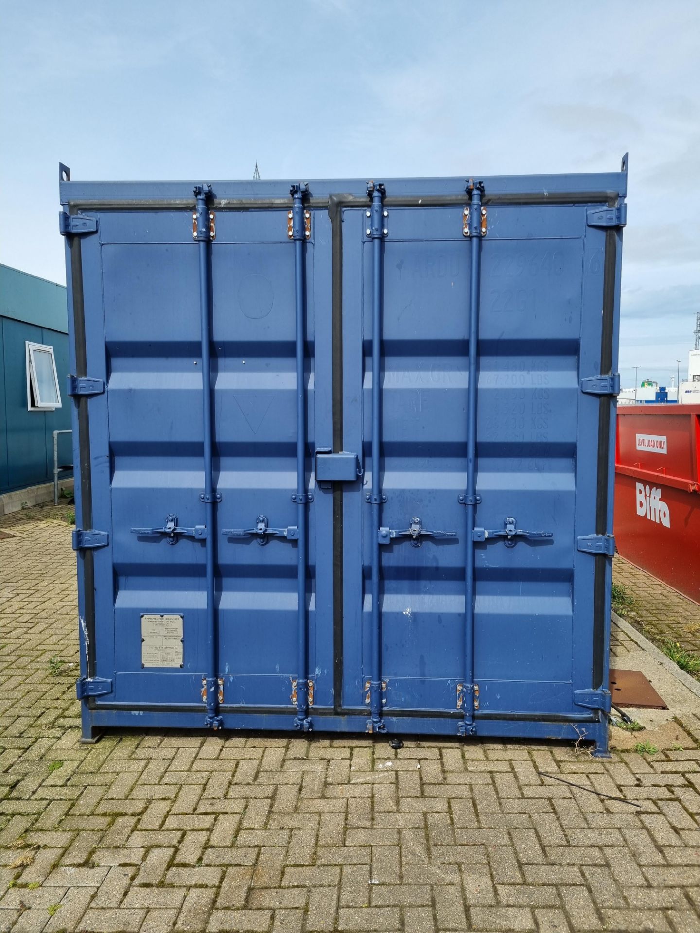 Steel 10' Shipping Container - Bild 2 aus 4