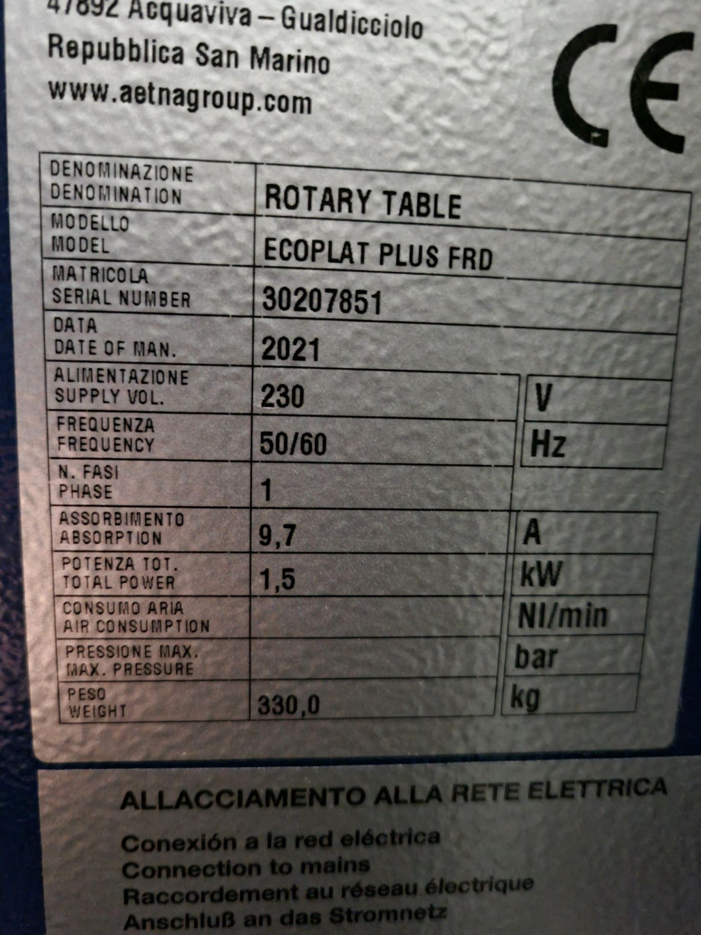 2021 Robopac Ecoplat Plus FRD Pallet Wrapper - Image 4 of 5