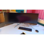 ElectriQ eiQ-43CVSUWD120FSH ultrawide 43.4in curved LED monitor – Located Twyford, OX17