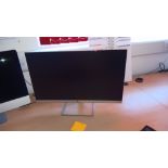 2 x HP 27-inch monitors comprising of 27fw 27in monitor with audio, serial number 3CM0511J6Q (Dec