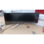 ElectriQ eiQ-43CVSUWD120FSH ultrawide 43.4in curved LED monitor – Located Twyford, OX17