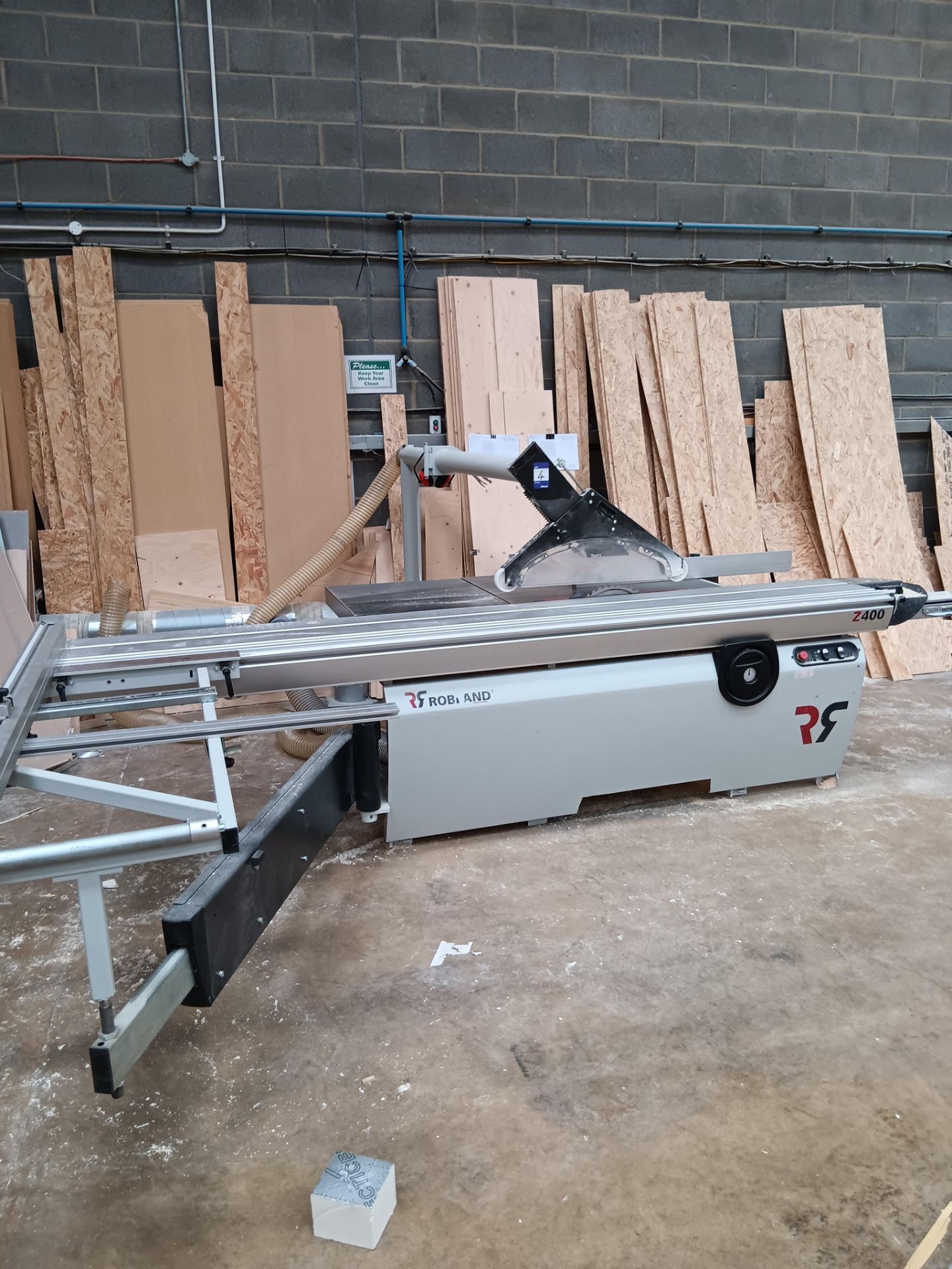 Robland Z400 panel saw series Z4M Serial number 26KL21037