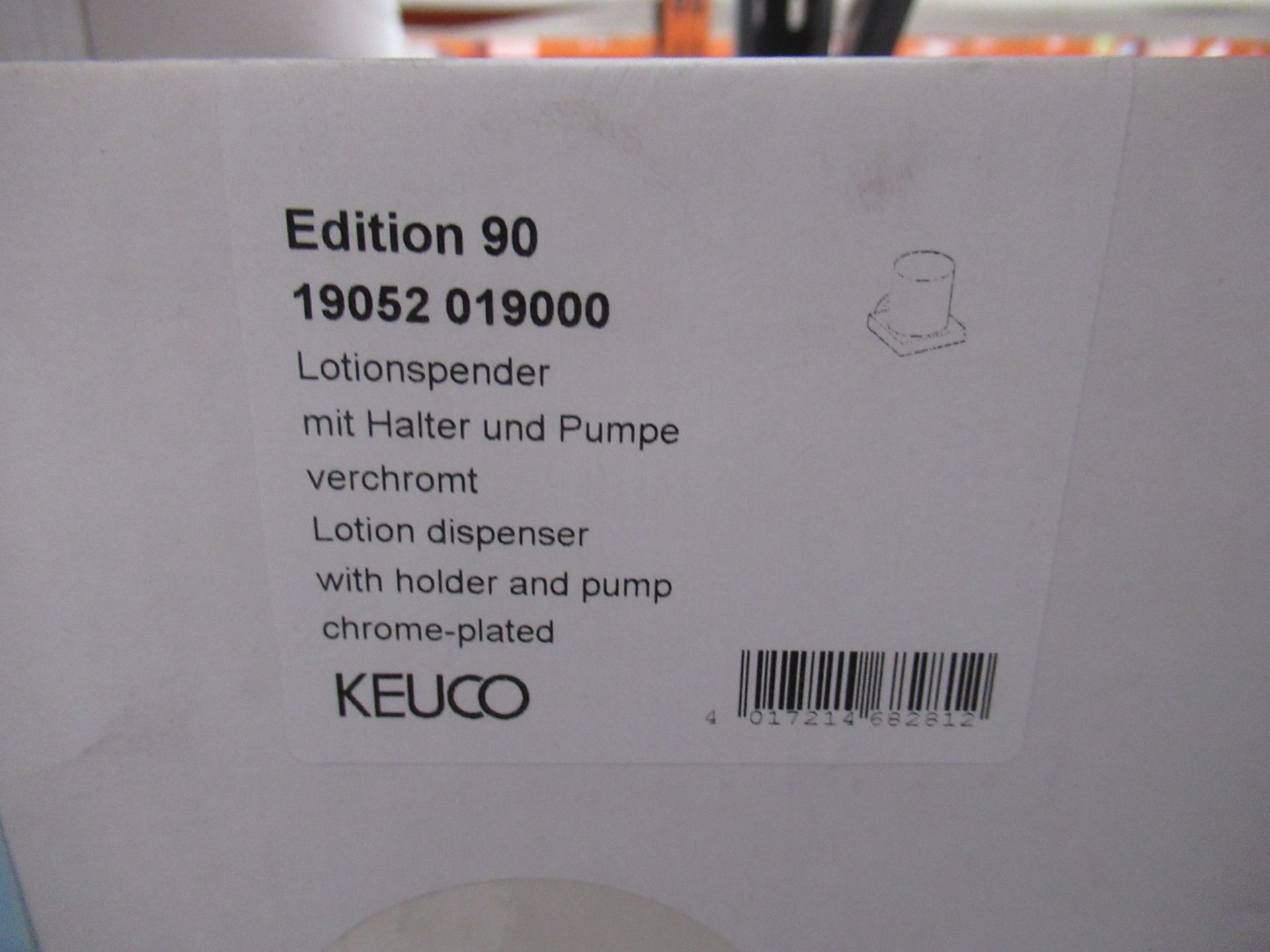 2 x Keuco Edition 90 Lotion Dispensers Chrome Plated, P/N 19052-019000 - Image 2 of 2