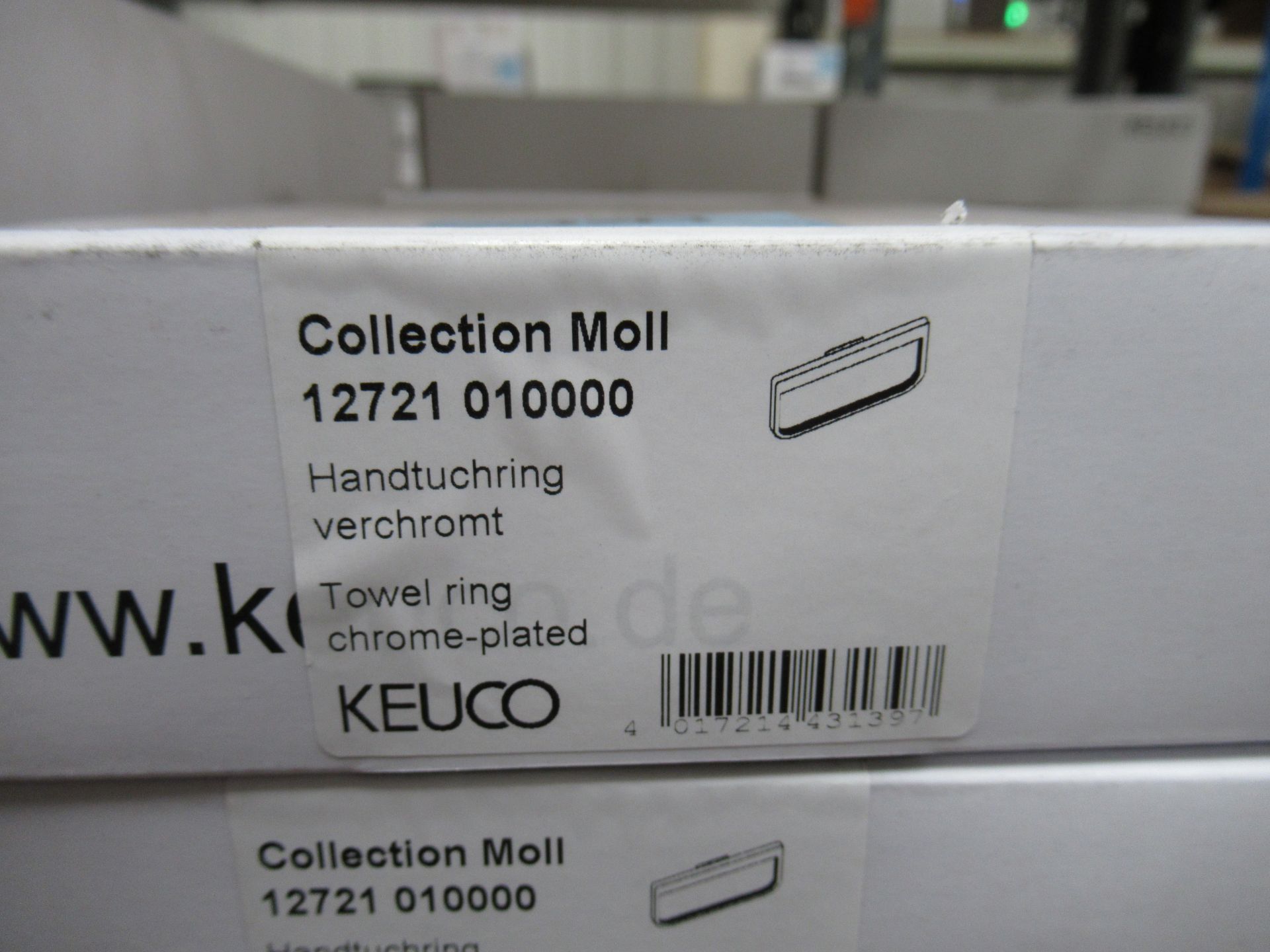 2 x Keuco Collection Moll Towel Rings, Chrome Plated, P/N 12721-010000 - Image 2 of 2