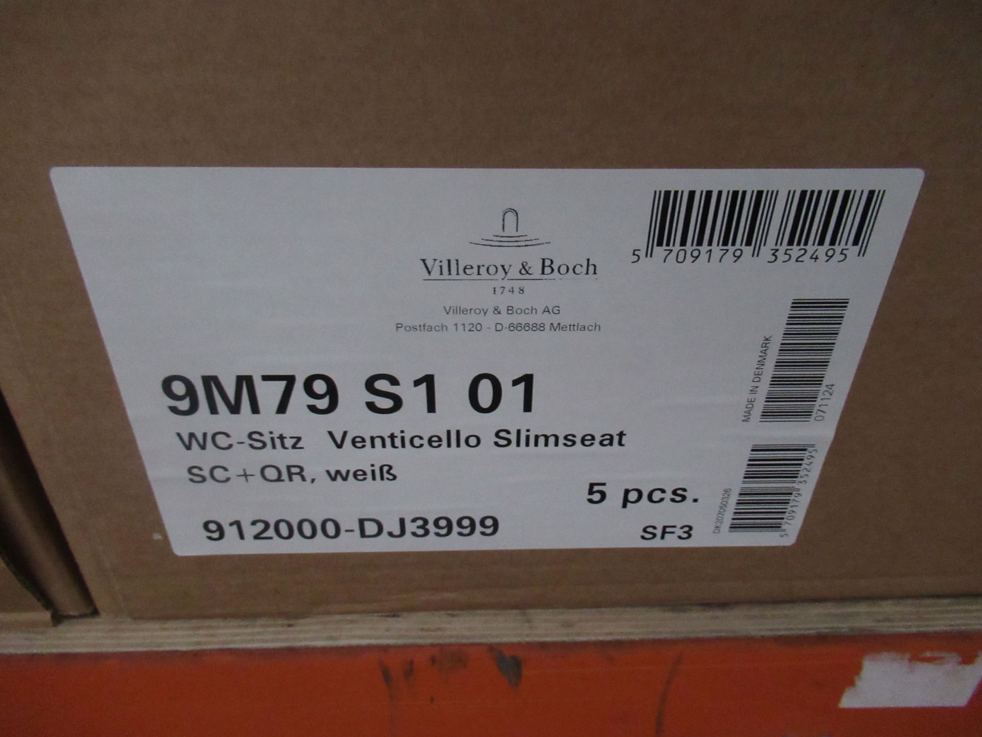 5 x Villeroy and Boch Toilet Seats, w.c-sitz venticello slimseat - Image 3 of 3