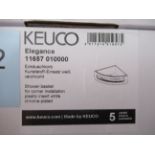 A Keuco Elegance Shower Basket, Chrome Plated, P/N 11657-010000