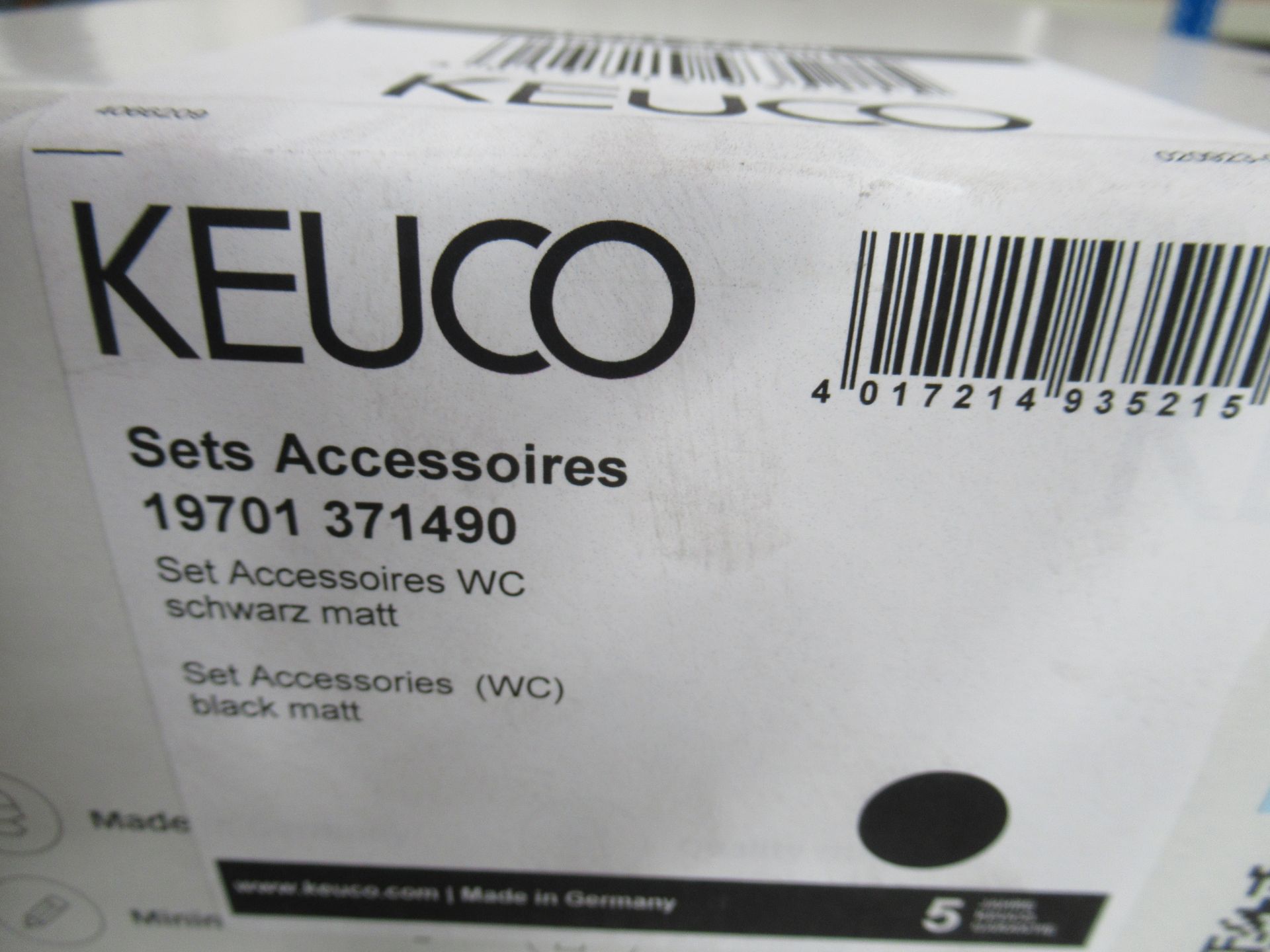 A Keuco W.C Set Black Matt, P/N 19701-371490 - Bild 2 aus 2