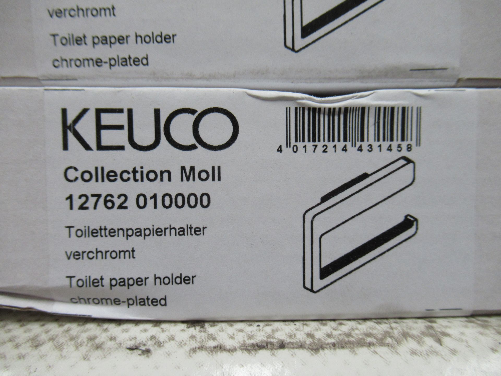 5 x Keuco Collection Moll Toilet Paper Holders Chrome Plated, P/N 12762-010000 - Image 2 of 2