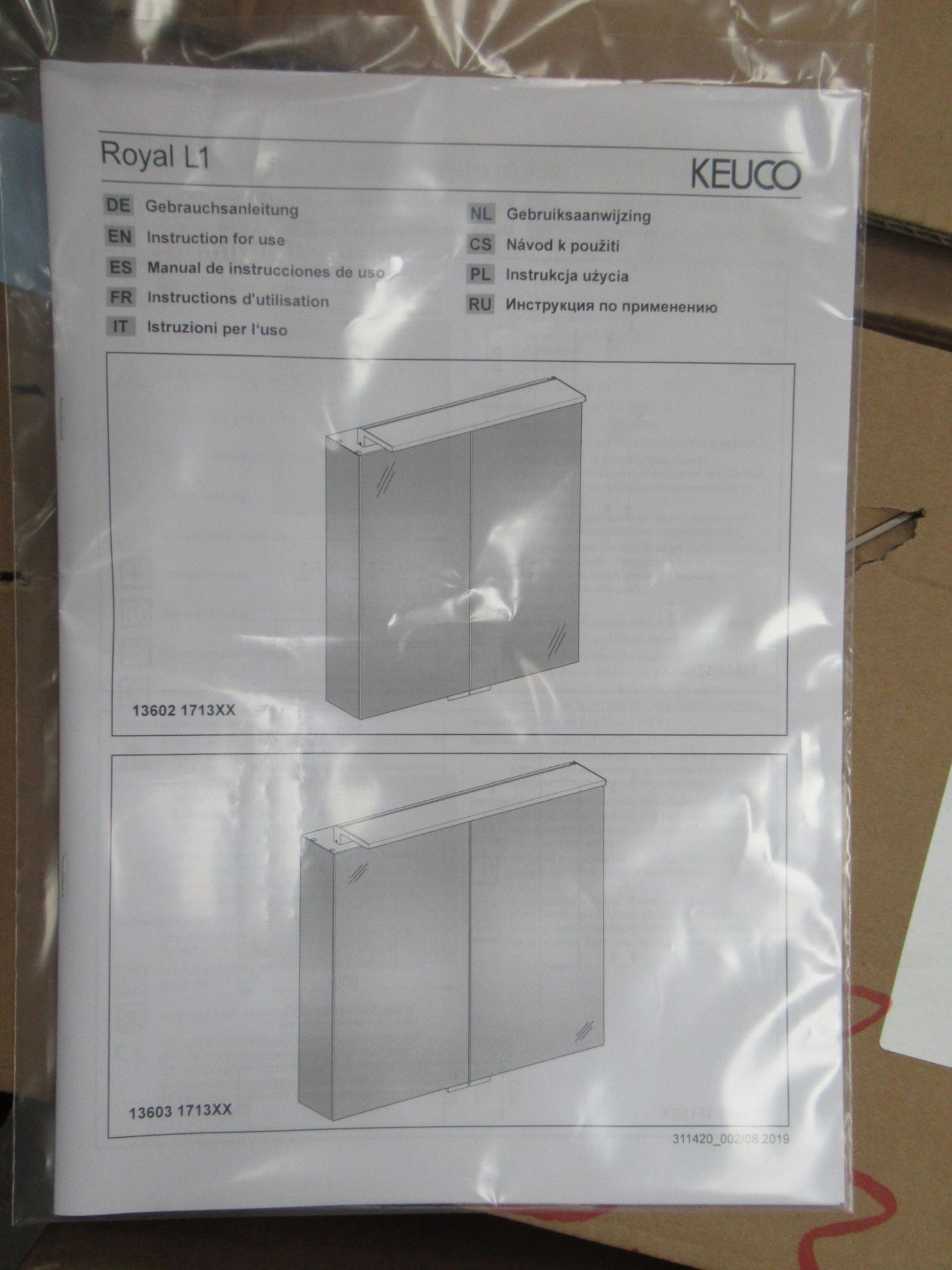 Keuco Royal L1 Mirror Cabinet - Image 4 of 4