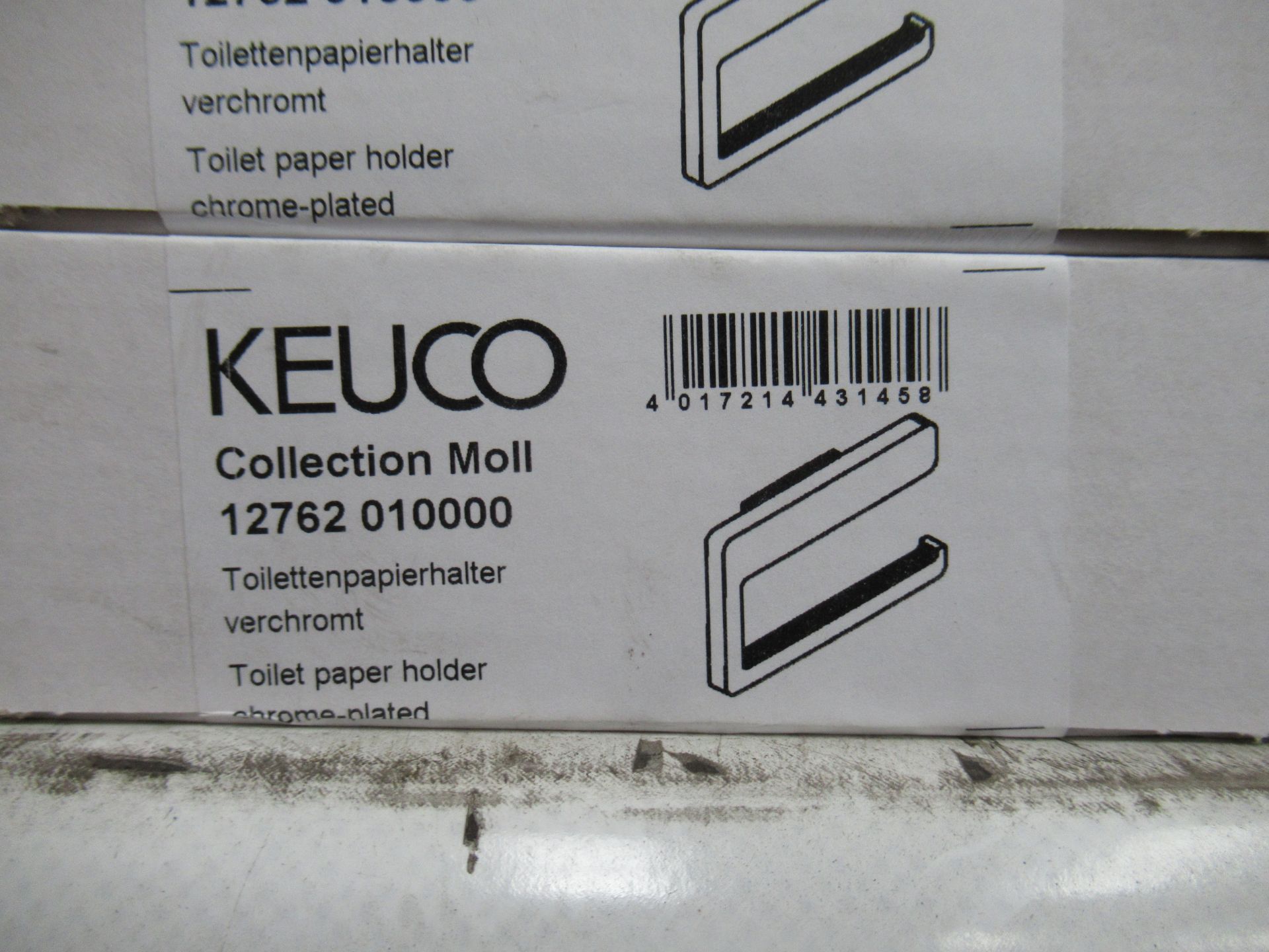 4 x Keuco Collection Moll Toilet Paper Holders Chrome Plated, P/N 12762-010000 - Image 2 of 2