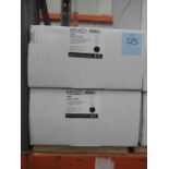 2 x Keuco IXMO Single Lever Basin Mixer 100-Tap, Black Matt, P/N 59502-371901