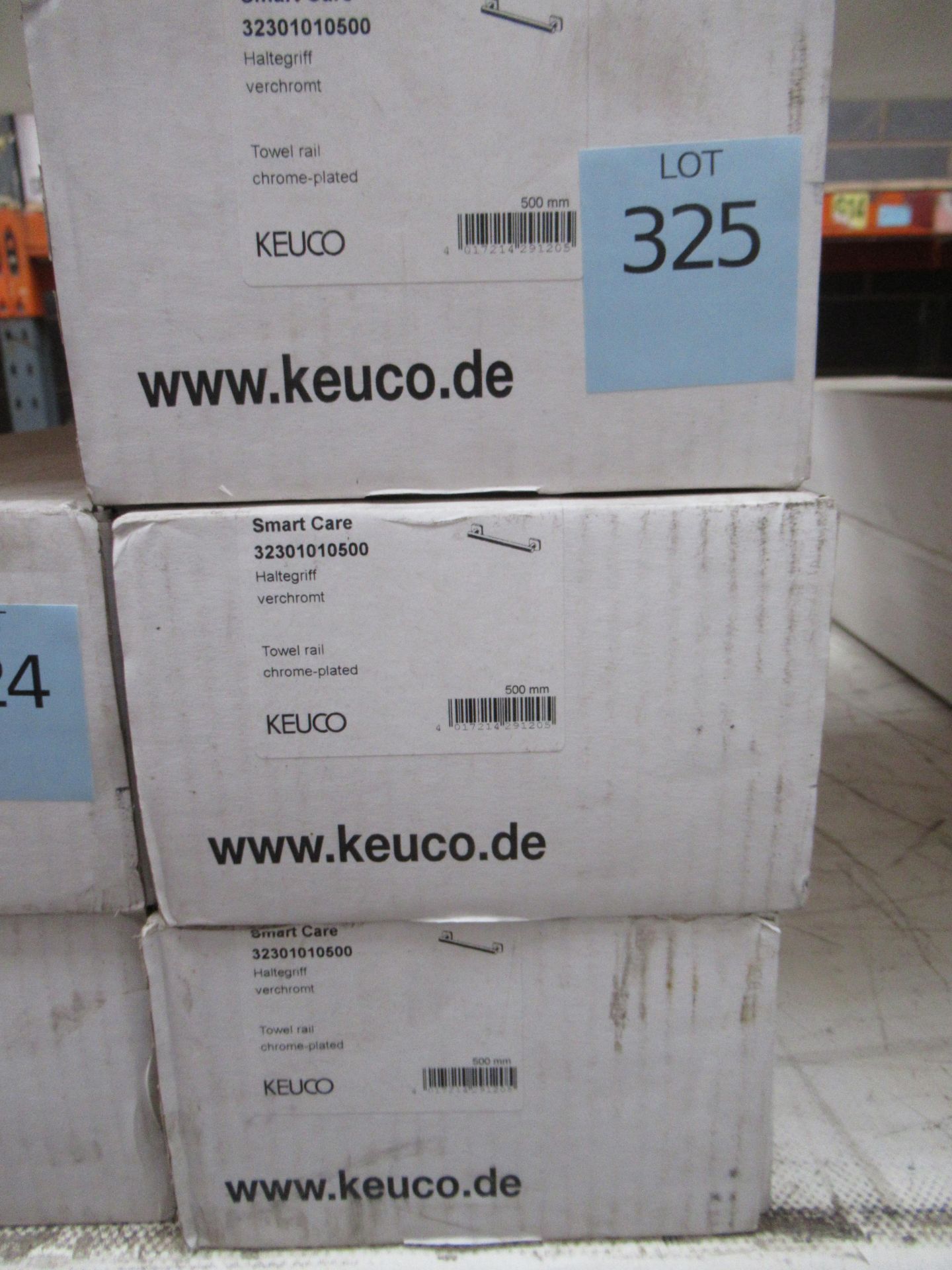 3 x Keuco Smart Care Towel Rail , Chrome Plated, P/N 32301-010500