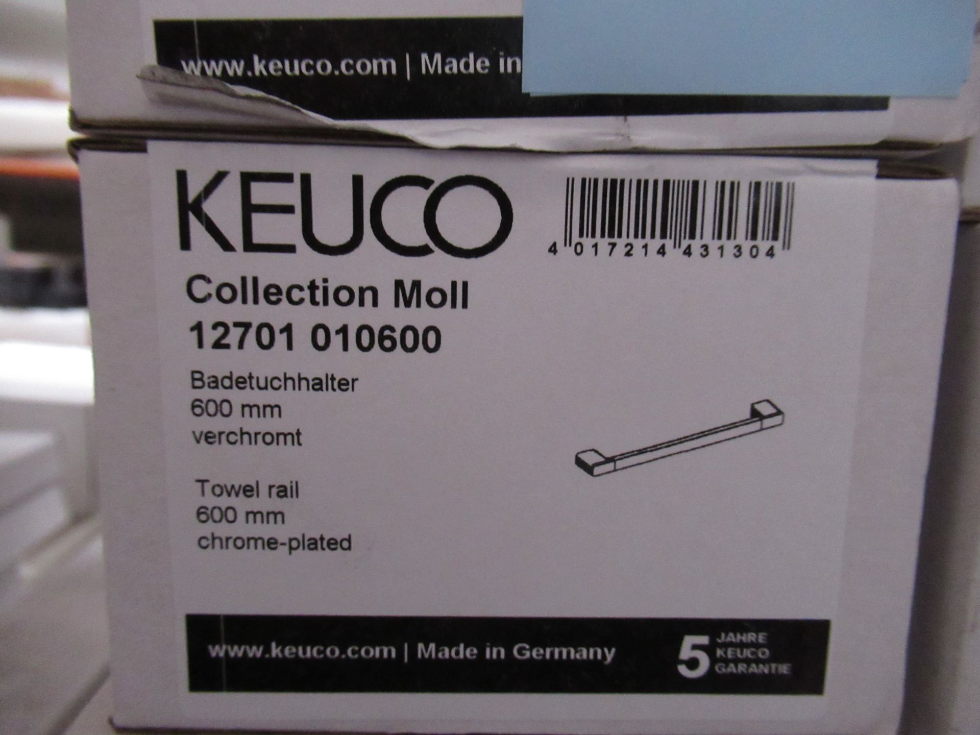 3 x Keuco Collection Moll Towel Rail Chrome Plated, P/N 12701-010600 - Image 2 of 2