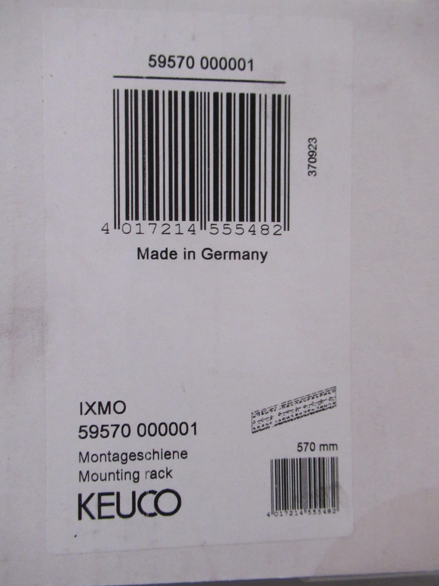 5 x Keuco IXMO Mounting Racks P/N 59570-000002, 1 x Keuco IXMO Mounting Rack P/N 59570-000001 - Image 3 of 3
