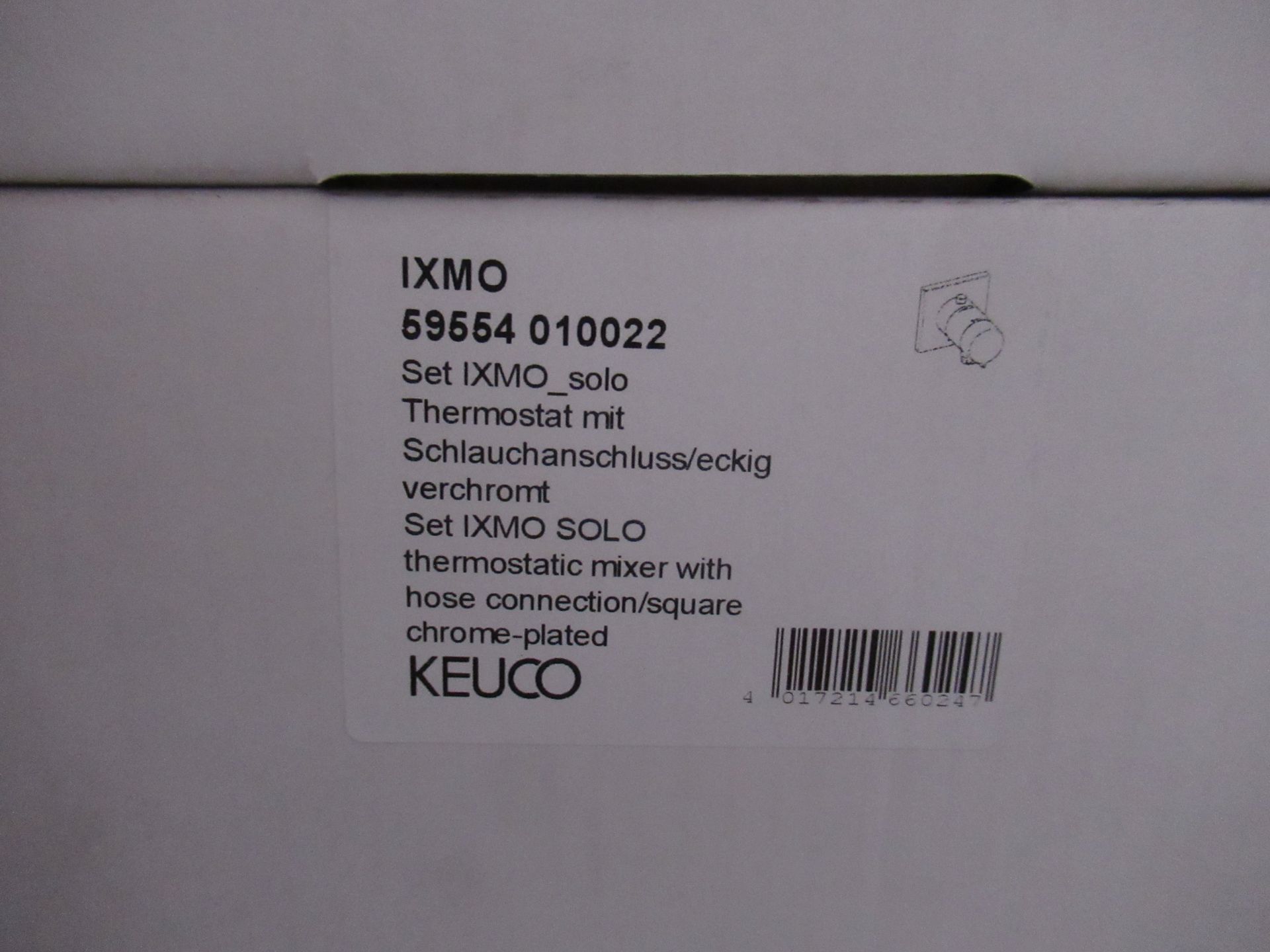 3 x Keuco IXMO Thermostatic Mixer Chrome Plated. P/N 59554-010022 - Image 2 of 2