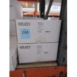 2 x Keuco Edition 90 Lotion Dispensers Chrome Plated, P/N 19052-019000