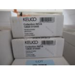 2 x Keuco Collection Reva Towel Holder, Chrome Plated, P/N 12820-010000