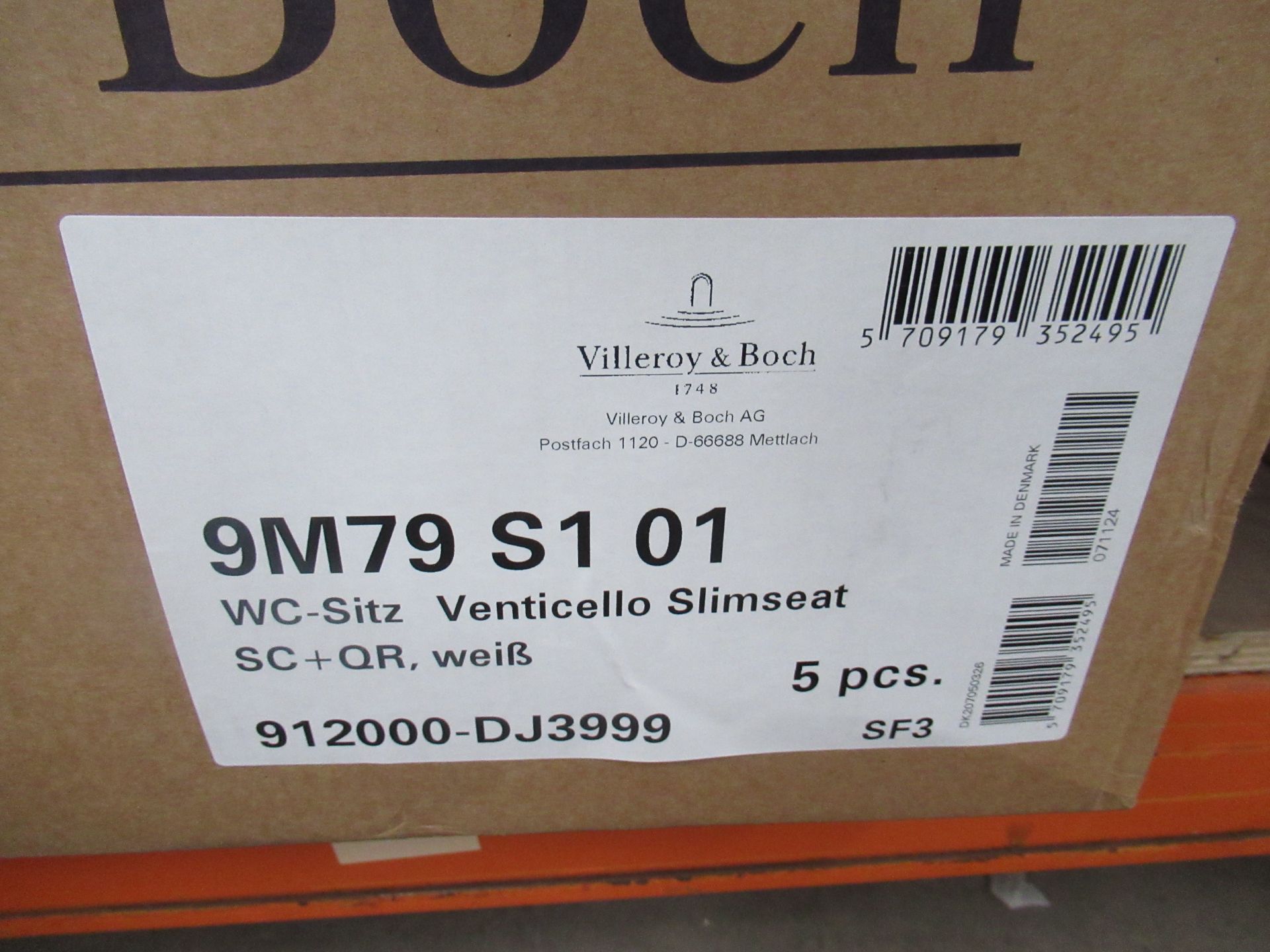 5 x Villeroy and Boch Toilet Seats, w.c-sitz venticello slimseat - Image 2 of 3