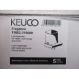 2 x Keuco Elegance Lotion Dispenser Chrome Plated, P/N11652-019000