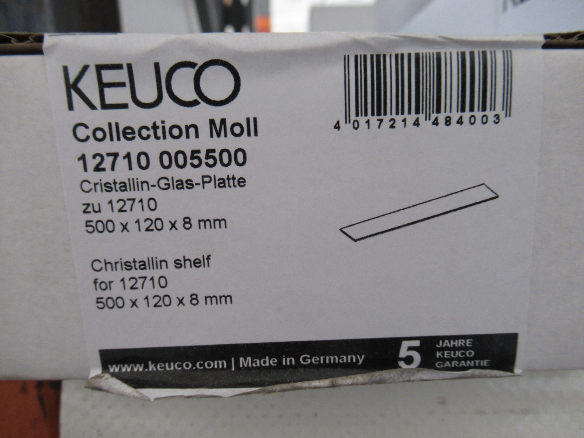 A Keuco Collection Moll Christallin Shelf, P/N 12710-005500 - Image 2 of 2